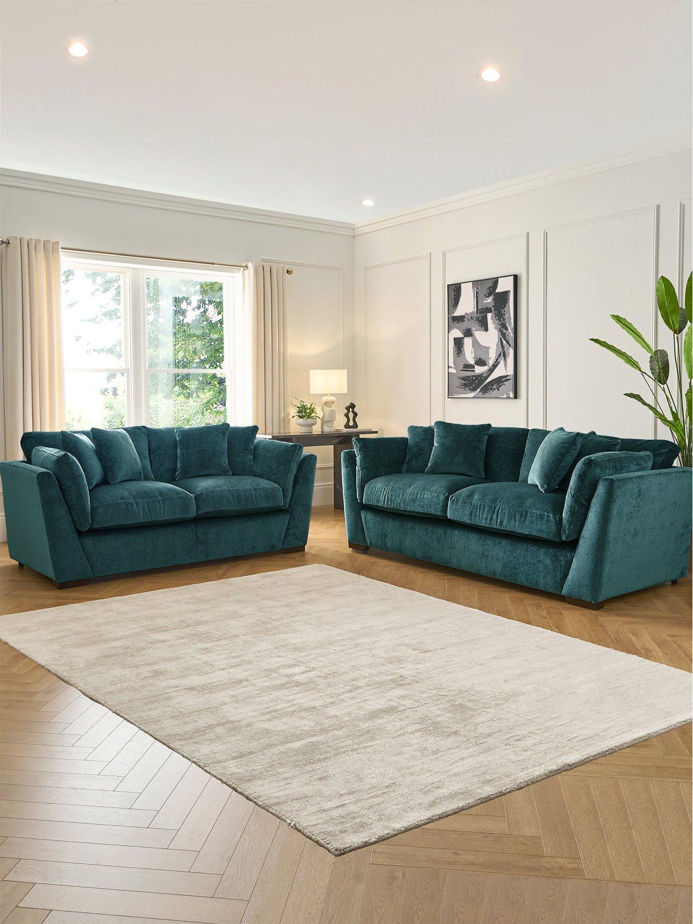 Very Home Lansa 3 + 2 Seater Fabric Sofa Set (Buy  &  SAVE!) - Made to Order in the UK