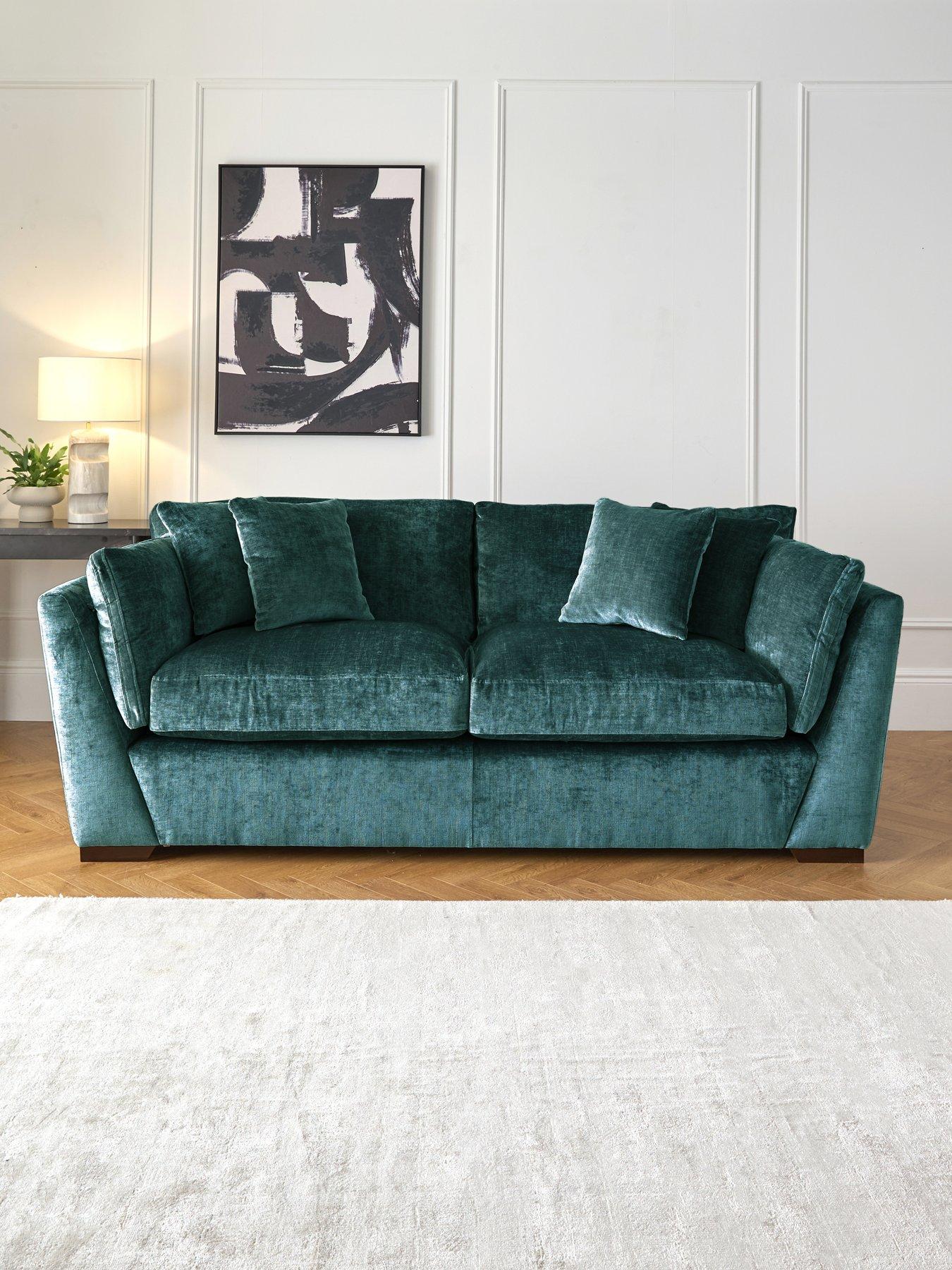 The Very Collection Lansa 3 Seater Fabric Sofa - Made to Order in the UK - FSC® Certified