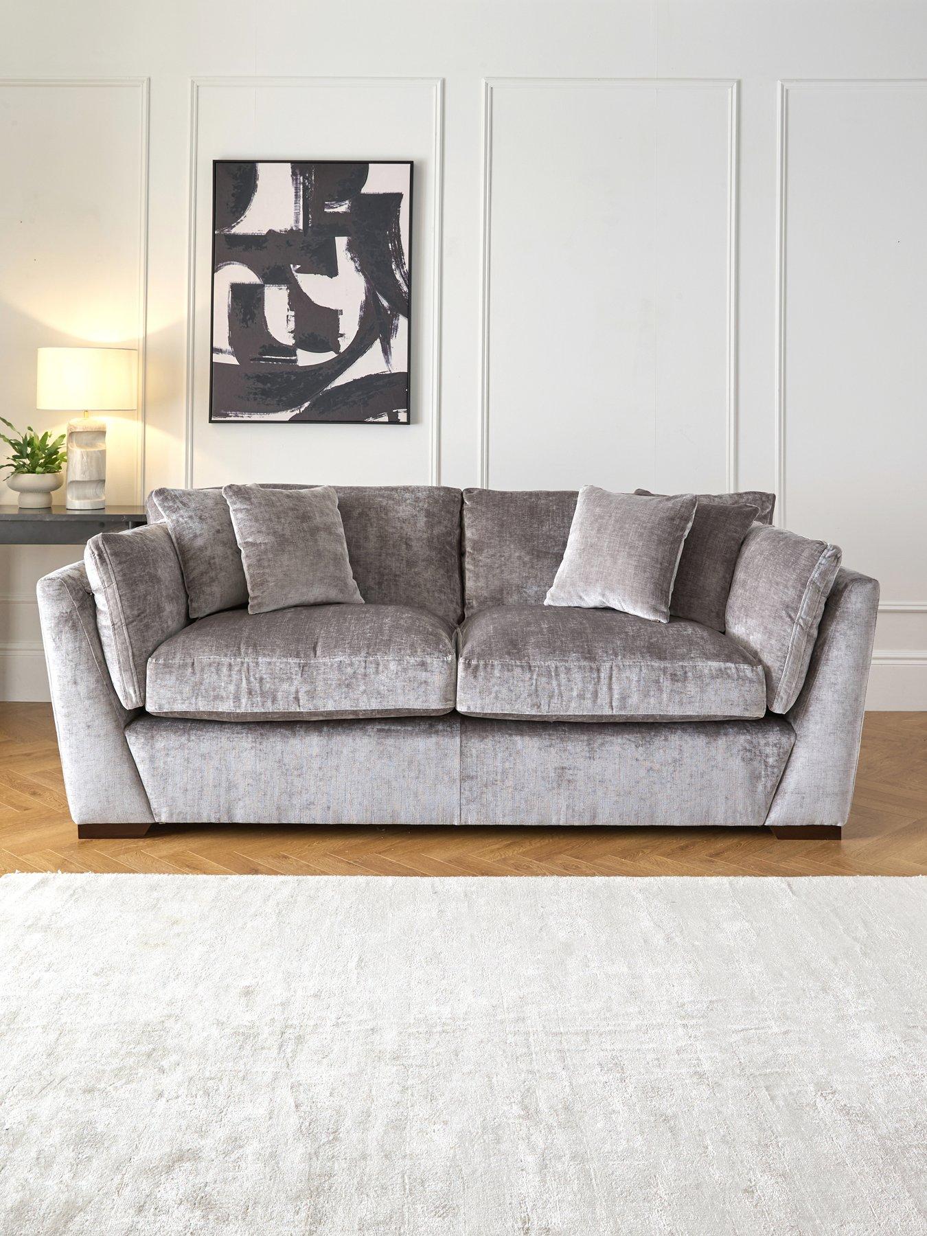 undefined Lansa 3 Seater Fabric Sofa - Made to Order in the UK