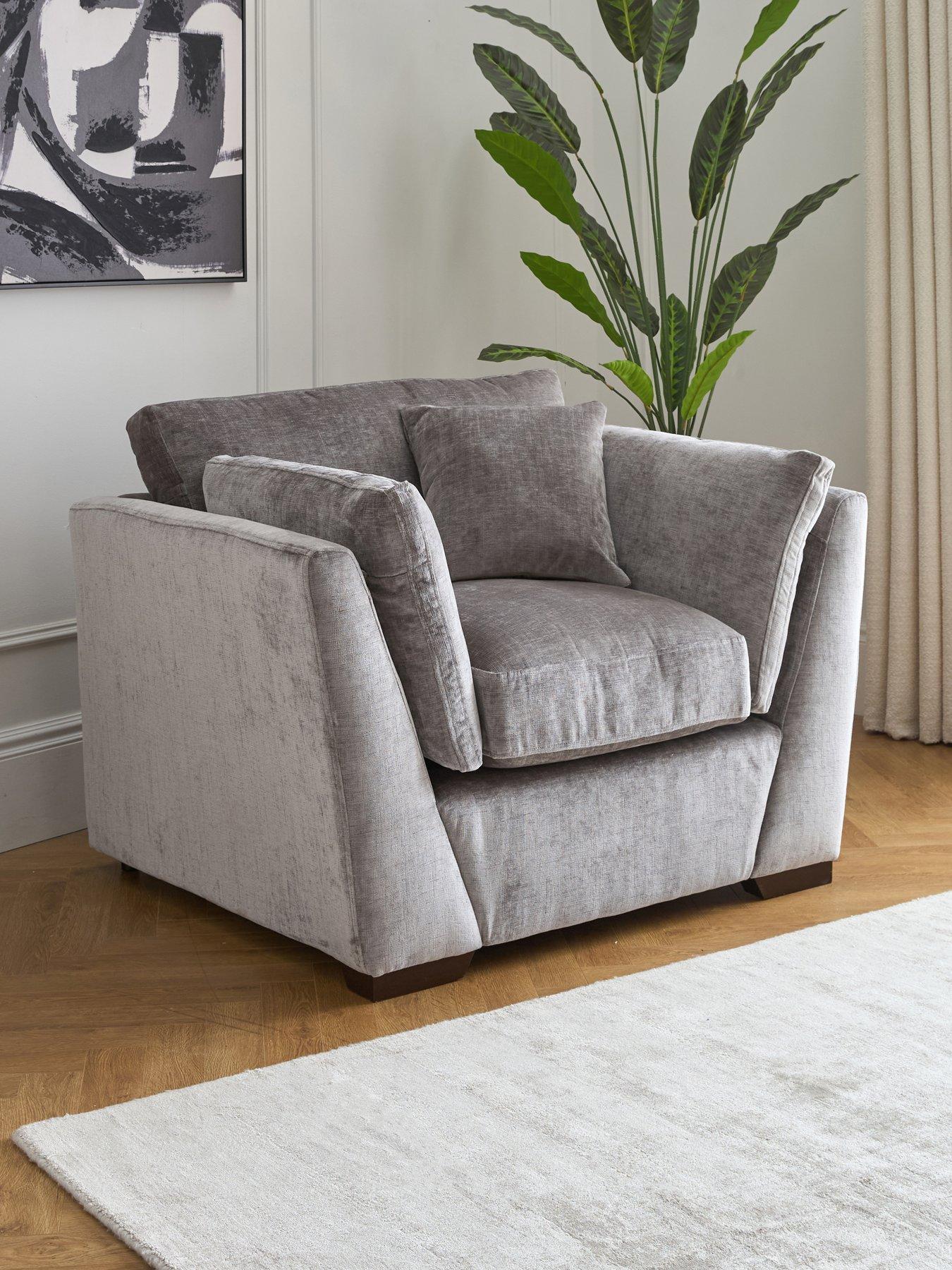 undefined Lansa Fabric Armchair - Made to Order in the UK