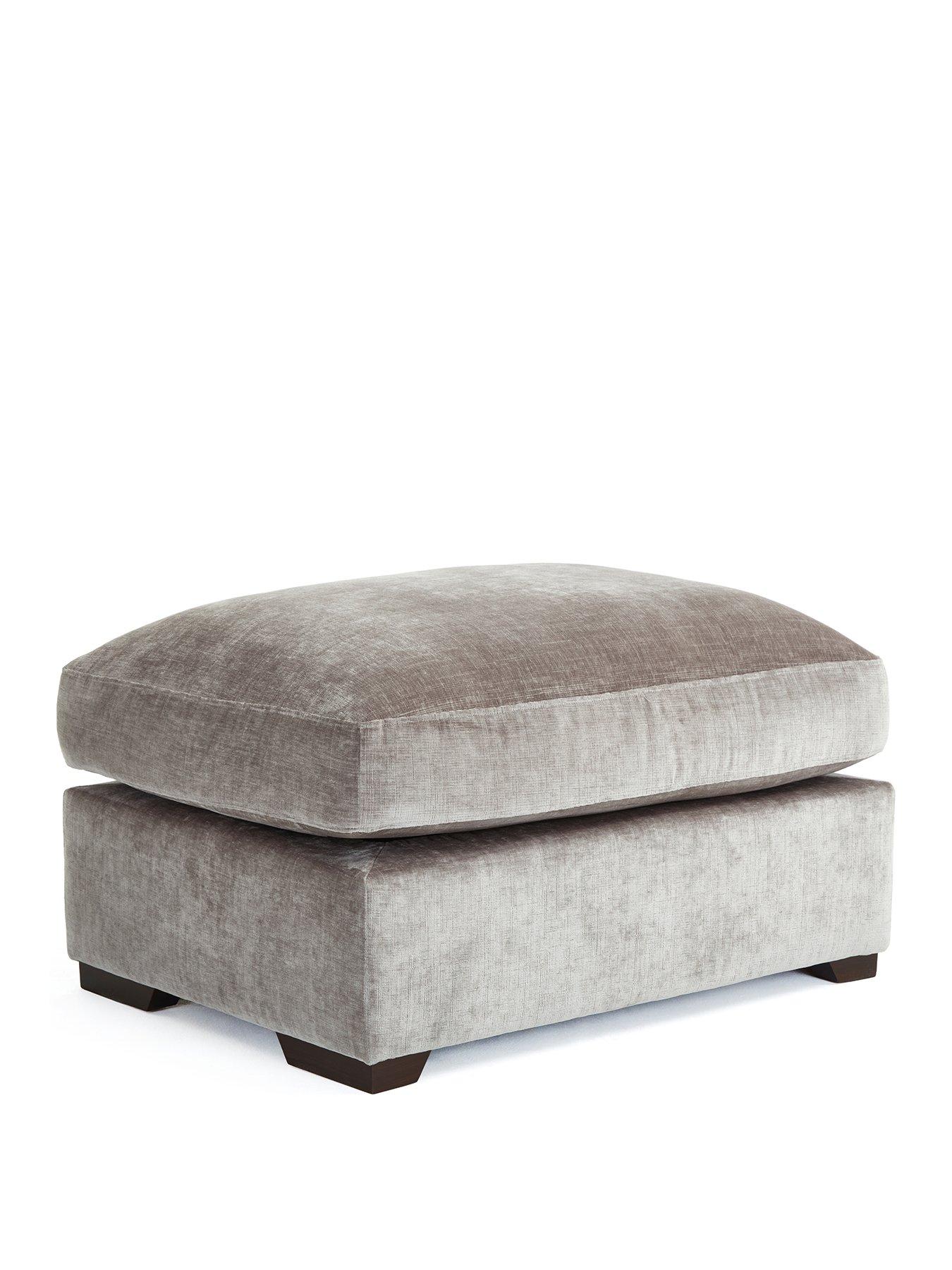 Image 3 of 5 of Very Home Lansa Fabric Large Footstool&nbsp;- Made to Order in the UK