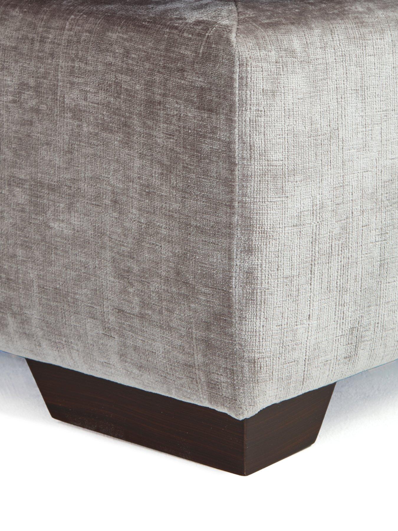 Image 4 of 5 of Very Home Lansa Fabric Large Footstool&nbsp;- Made to Order in the UK