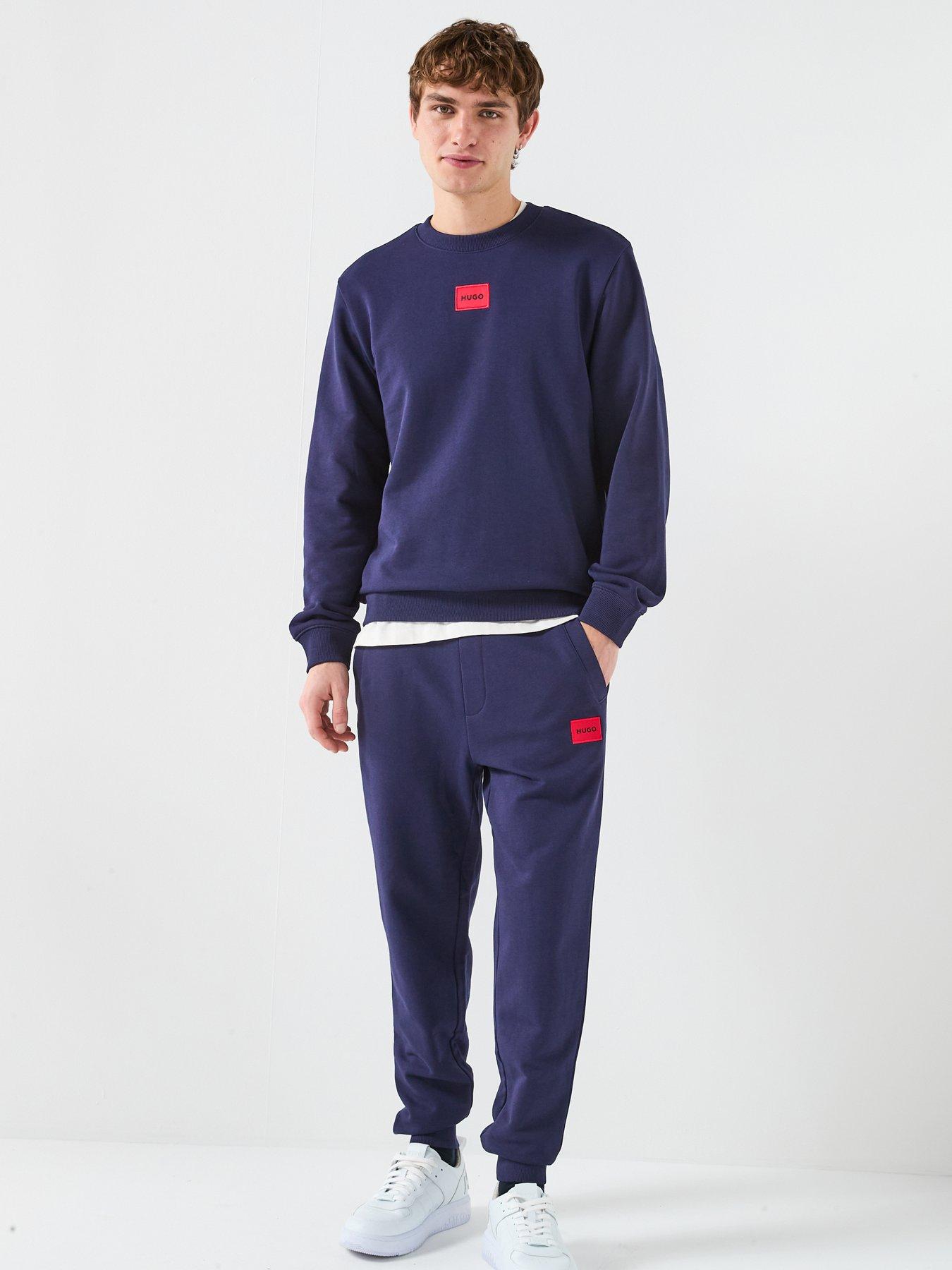 Image 3 of 5 of HUGO Diragol212 Regular Fit Crew Sweat - Navy