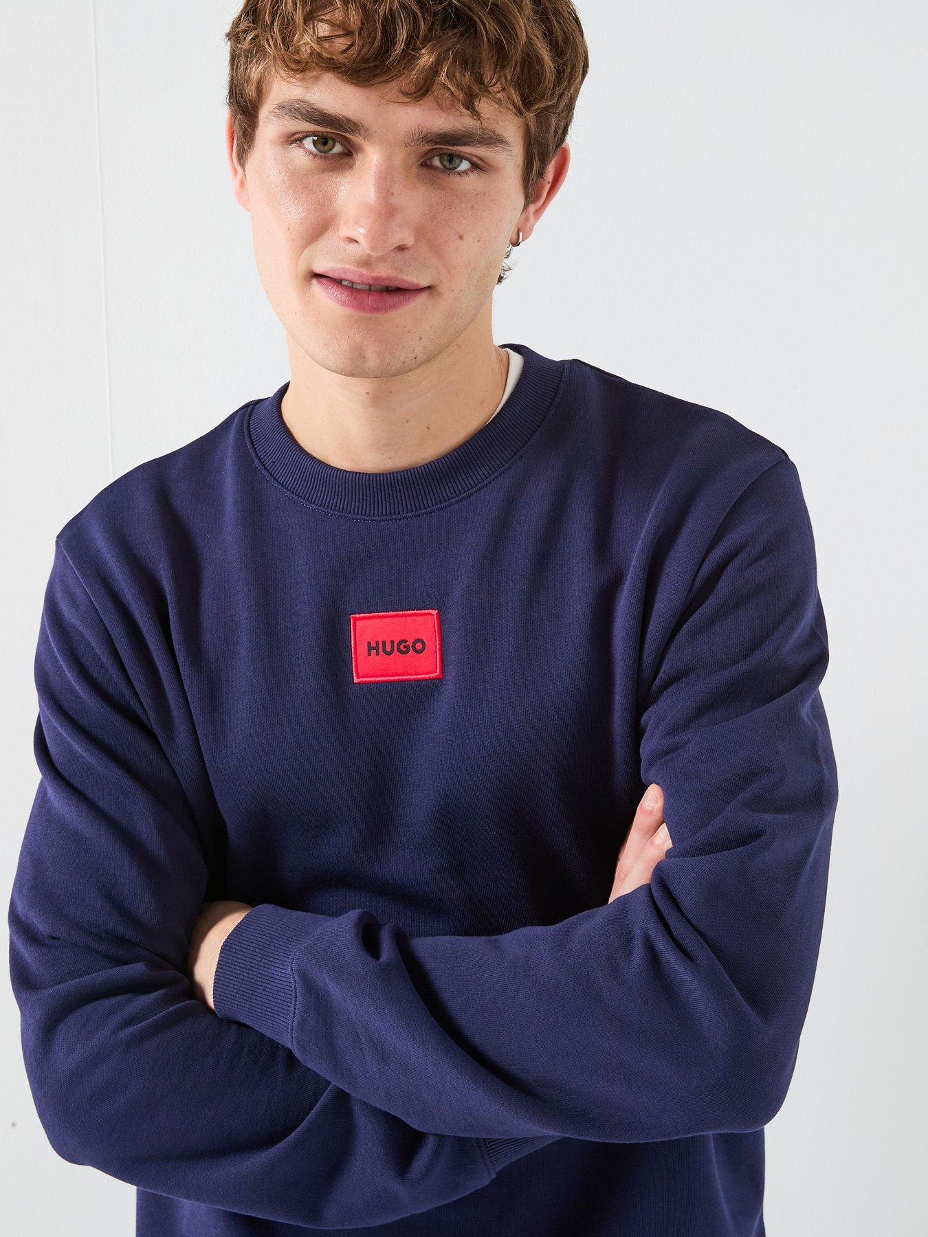 Image 5 of 5 of HUGO Diragol212 Regular Fit Crew Sweat - Navy