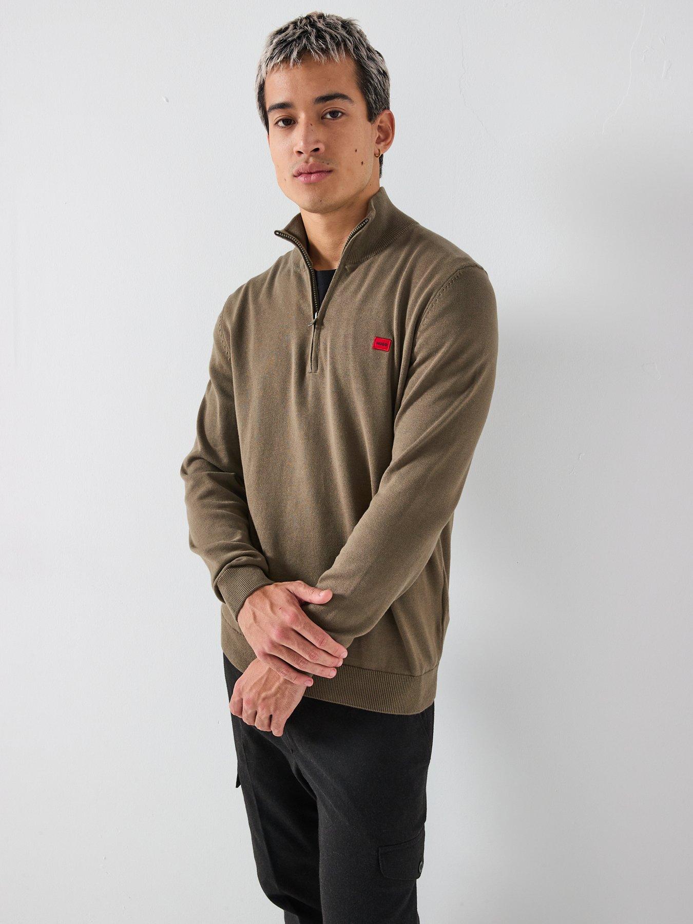hugo-san-quintus-c-regular-fit-14-zip-knitted-jumper-grey