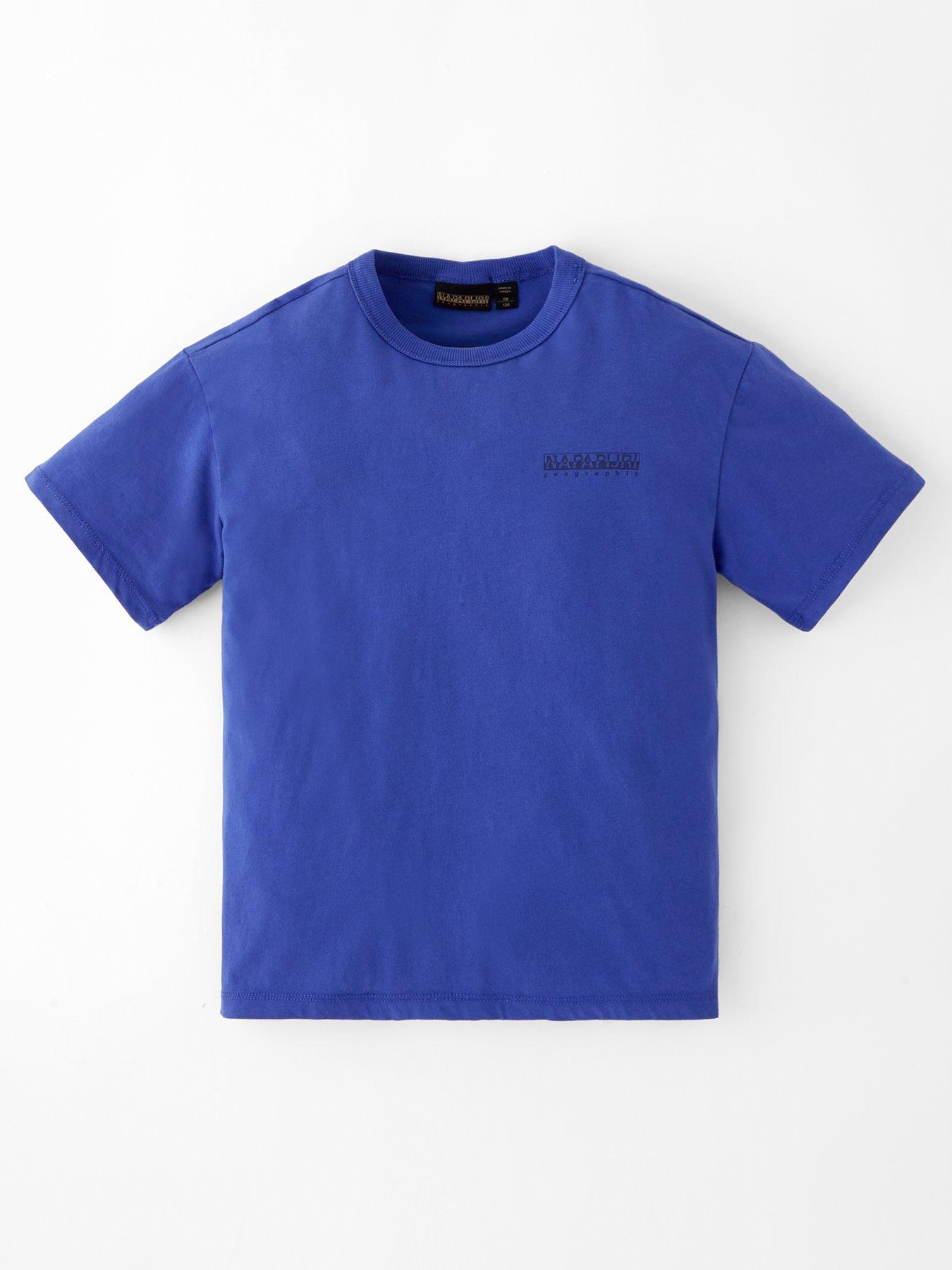 NAPAPIJRI: Kids Unisex S-Ahr T-Shirt - Blue