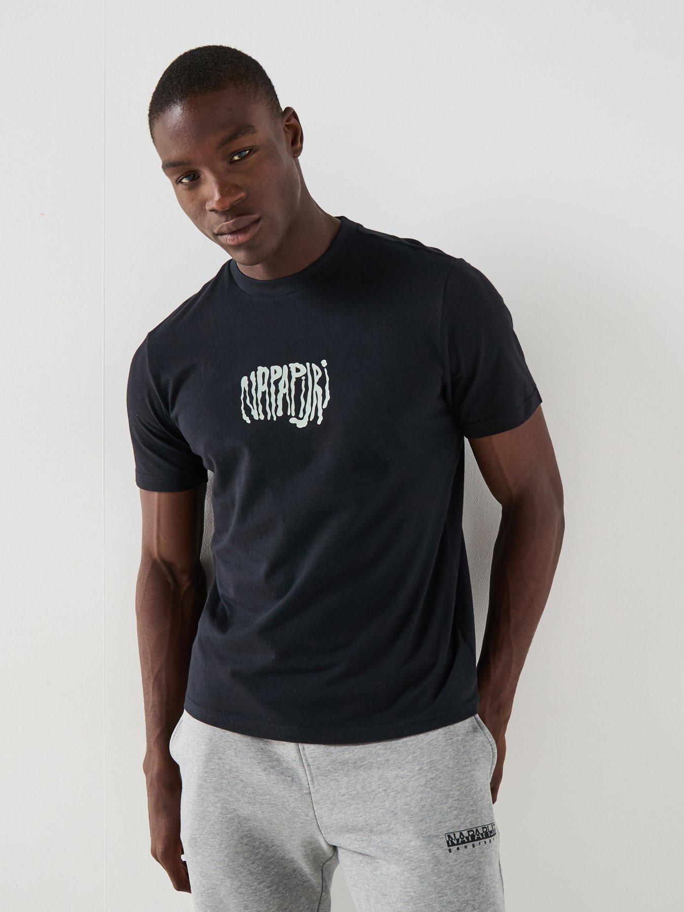 NAPAPIJRI Men's S-Yukis T-Shirt - Black