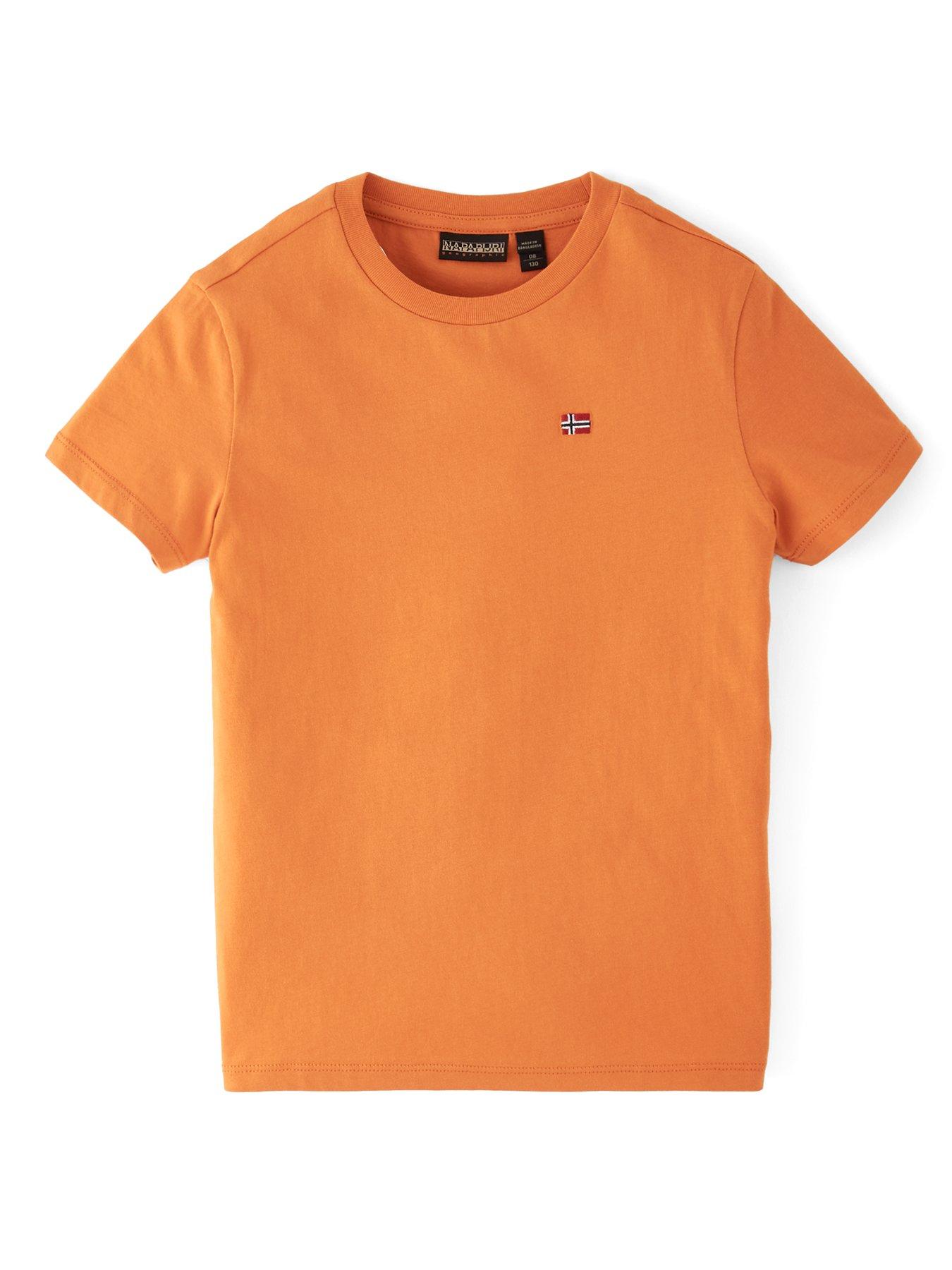 NAPAPIJRI Kids Unisex Salis T-Shirt - Orange