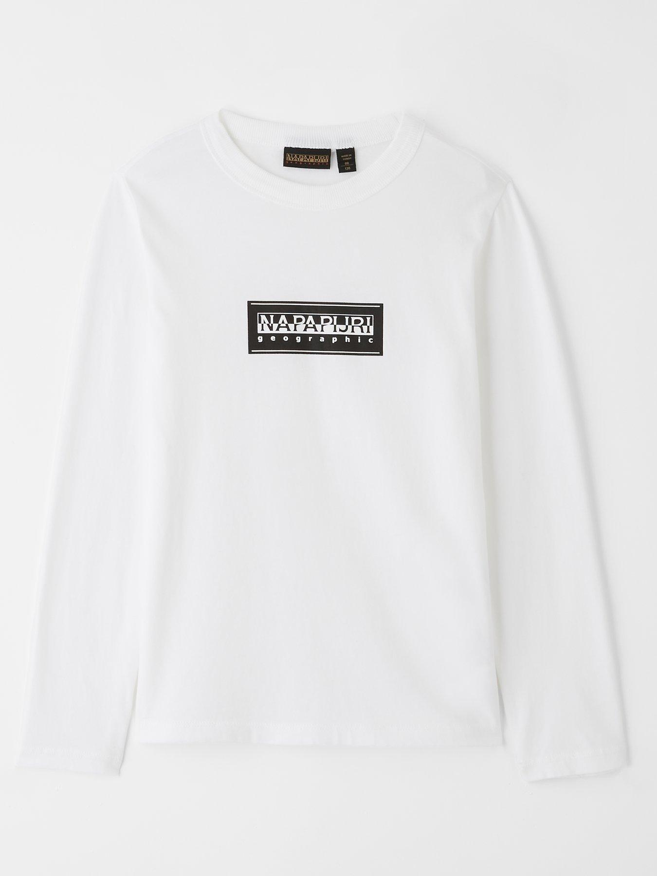 NAPAPIJRI Kids Unisex B-Chamois Long Sleeve Top - White