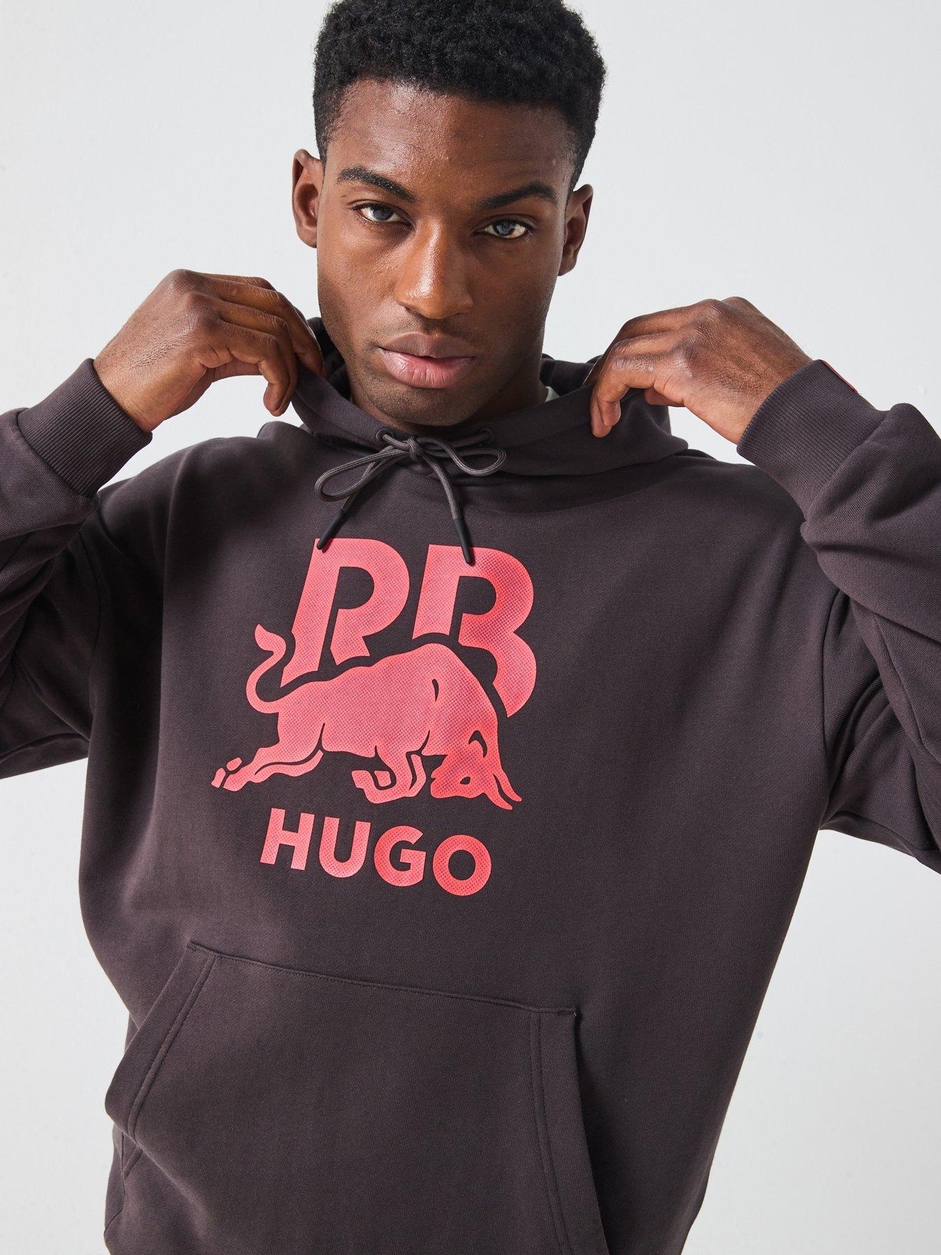 undefined Hugo Doverlohood Red Bull Relaxed Fit Crew Sweat - Brown