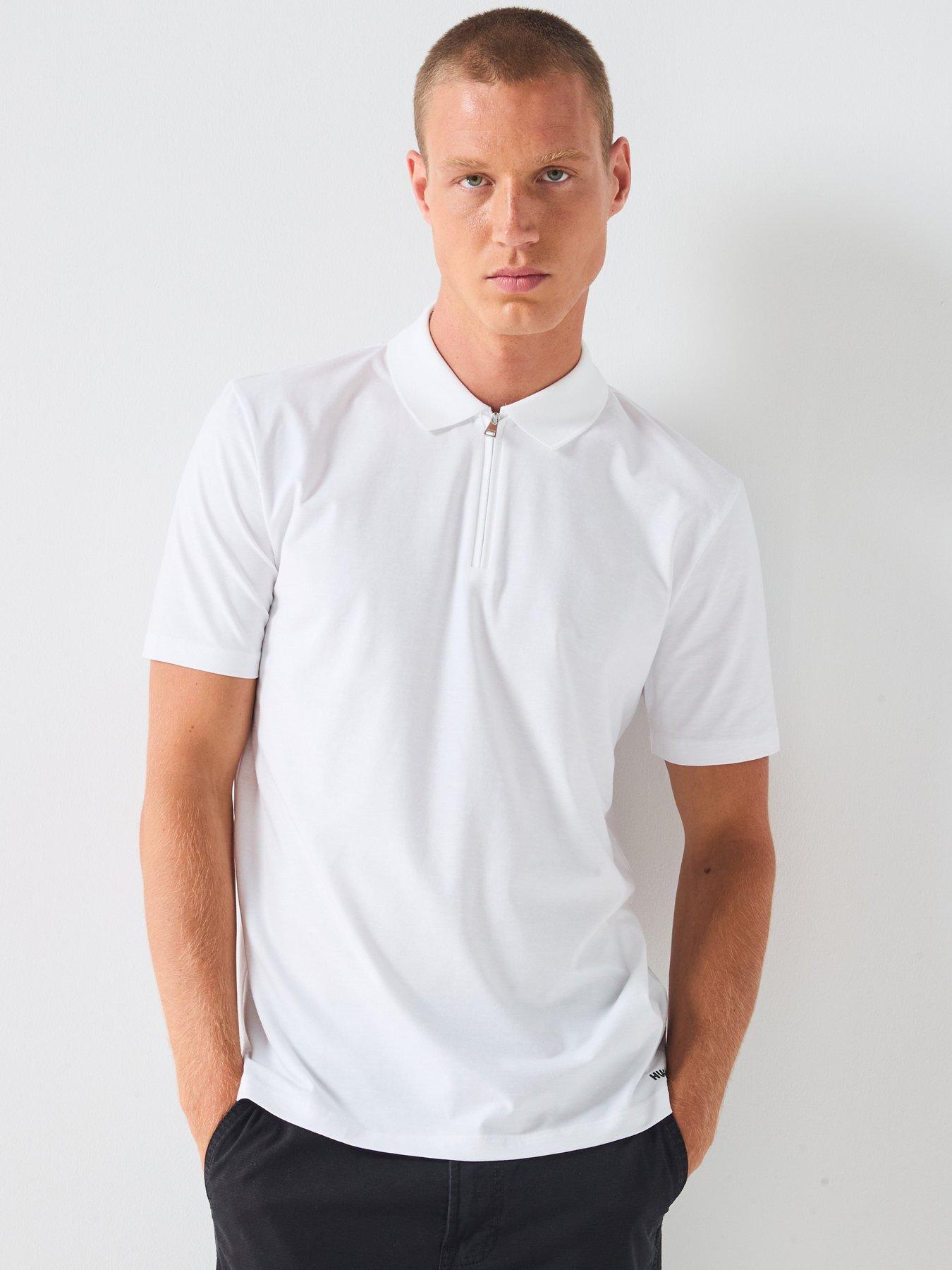 undefined Dekok233 Marl Effect Polo Shirt - White