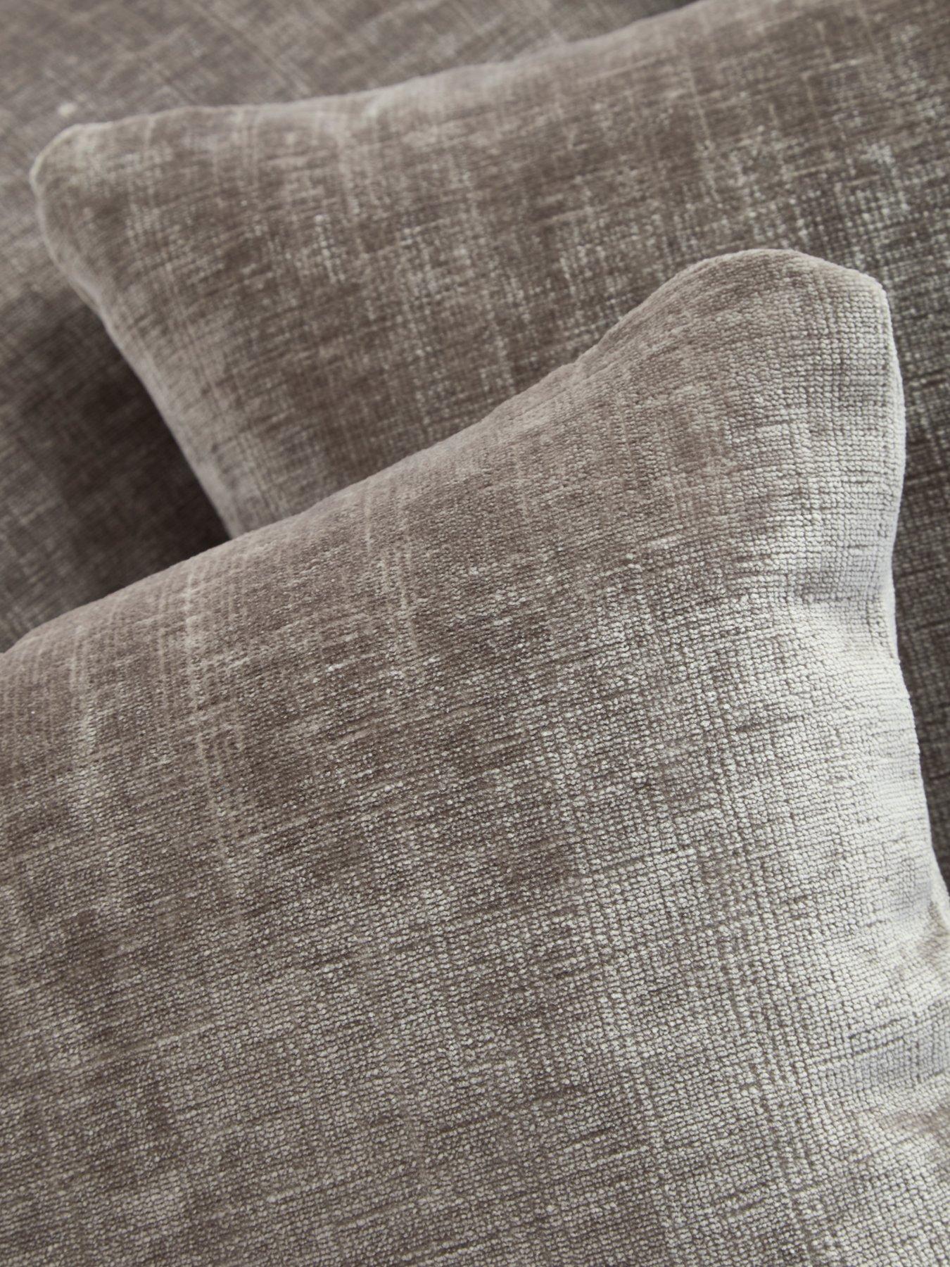 Image 6 of 7 of Very Home Lansa Left Hand Fabric Corner Chaise Sofa&nbsp;with Footstool&nbsp;- Made to Order in the UK