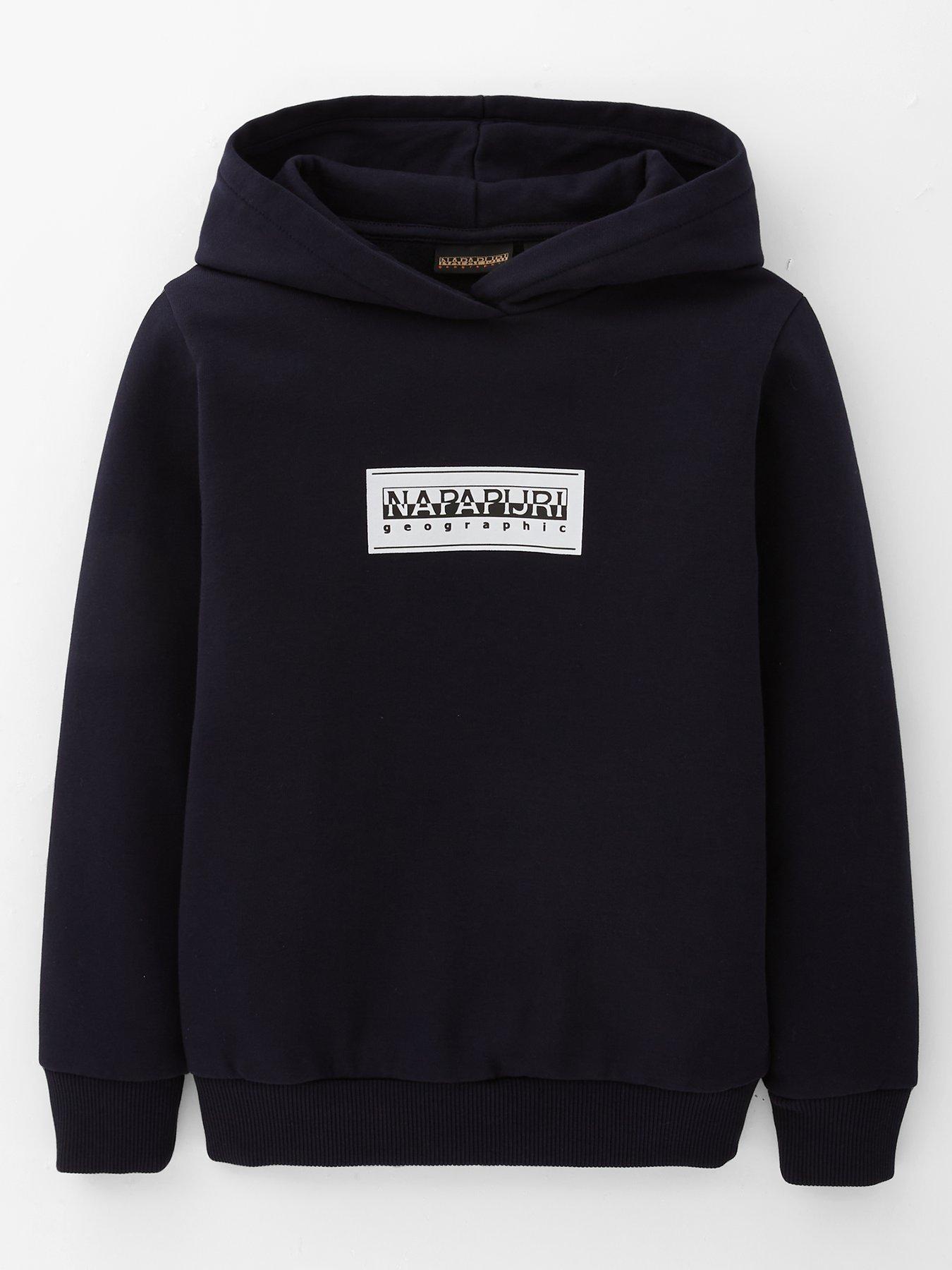 Image 1 of 4 of NAPAPIJRI Kids Unisex B-Chamois Hoodie - Blue
