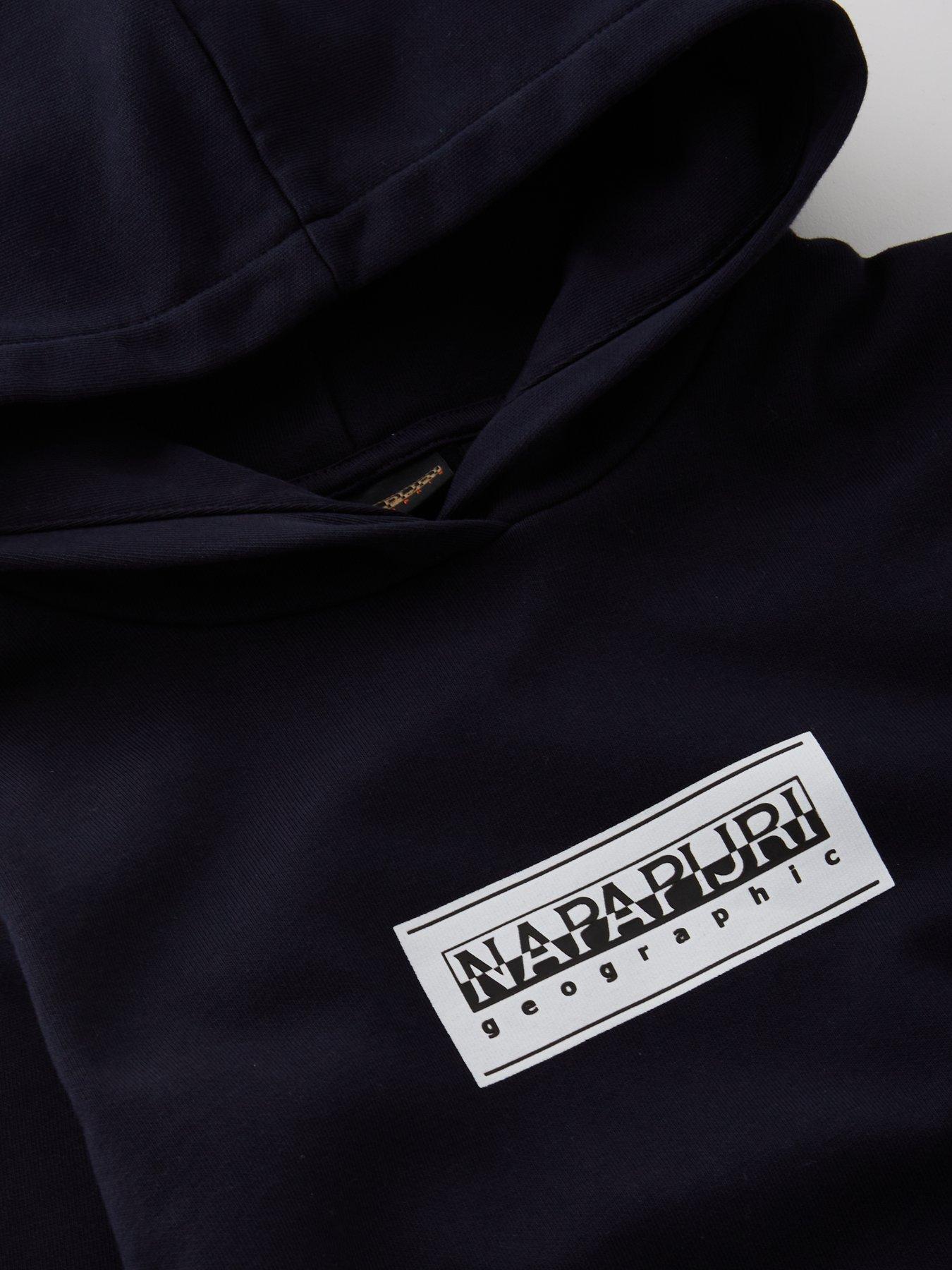 Image 3 of 4 of NAPAPIJRI Kids Unisex B-Chamois Hoodie - Blue