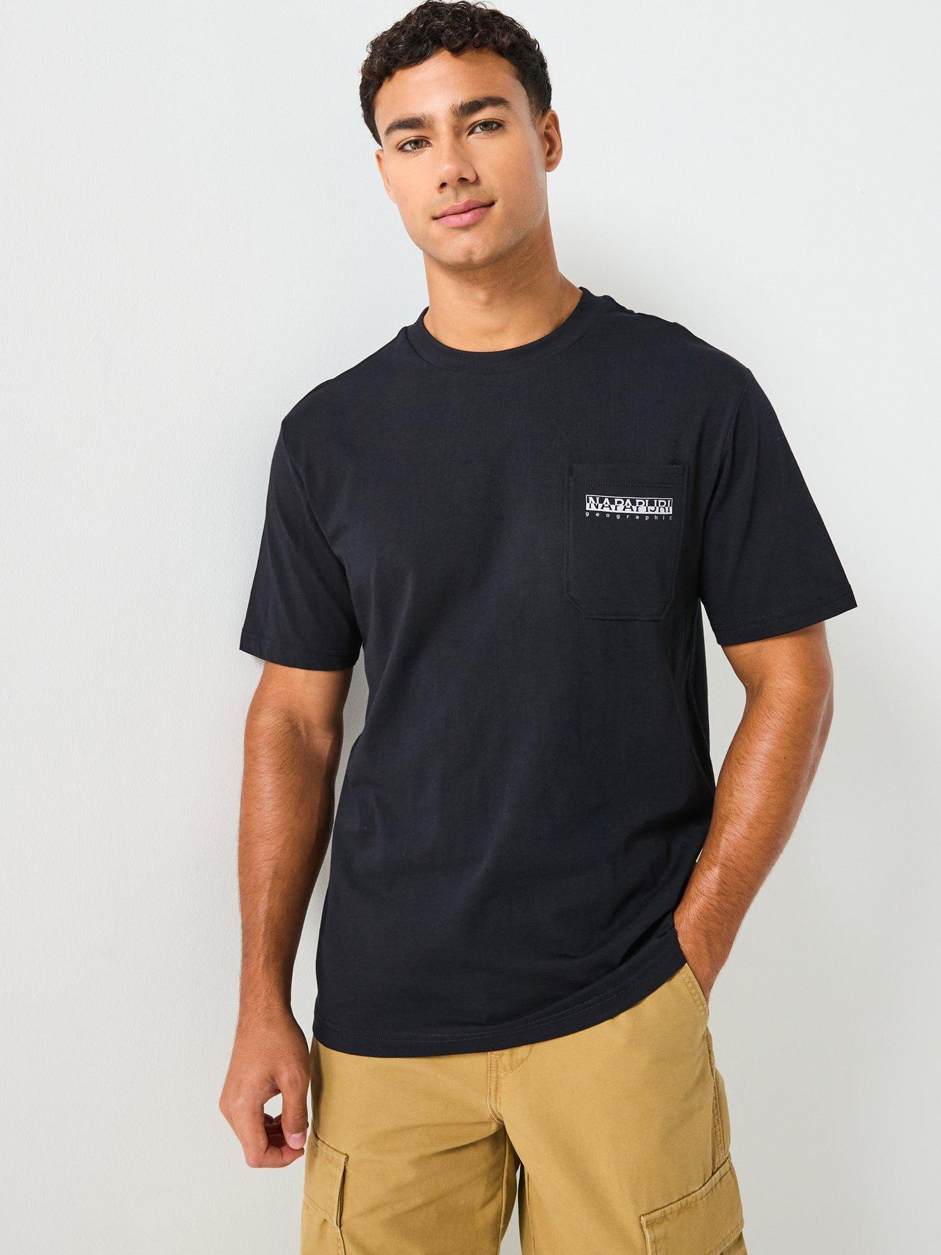 NAPAPIJRI Men's S-Fanes T-Shirt - Black
