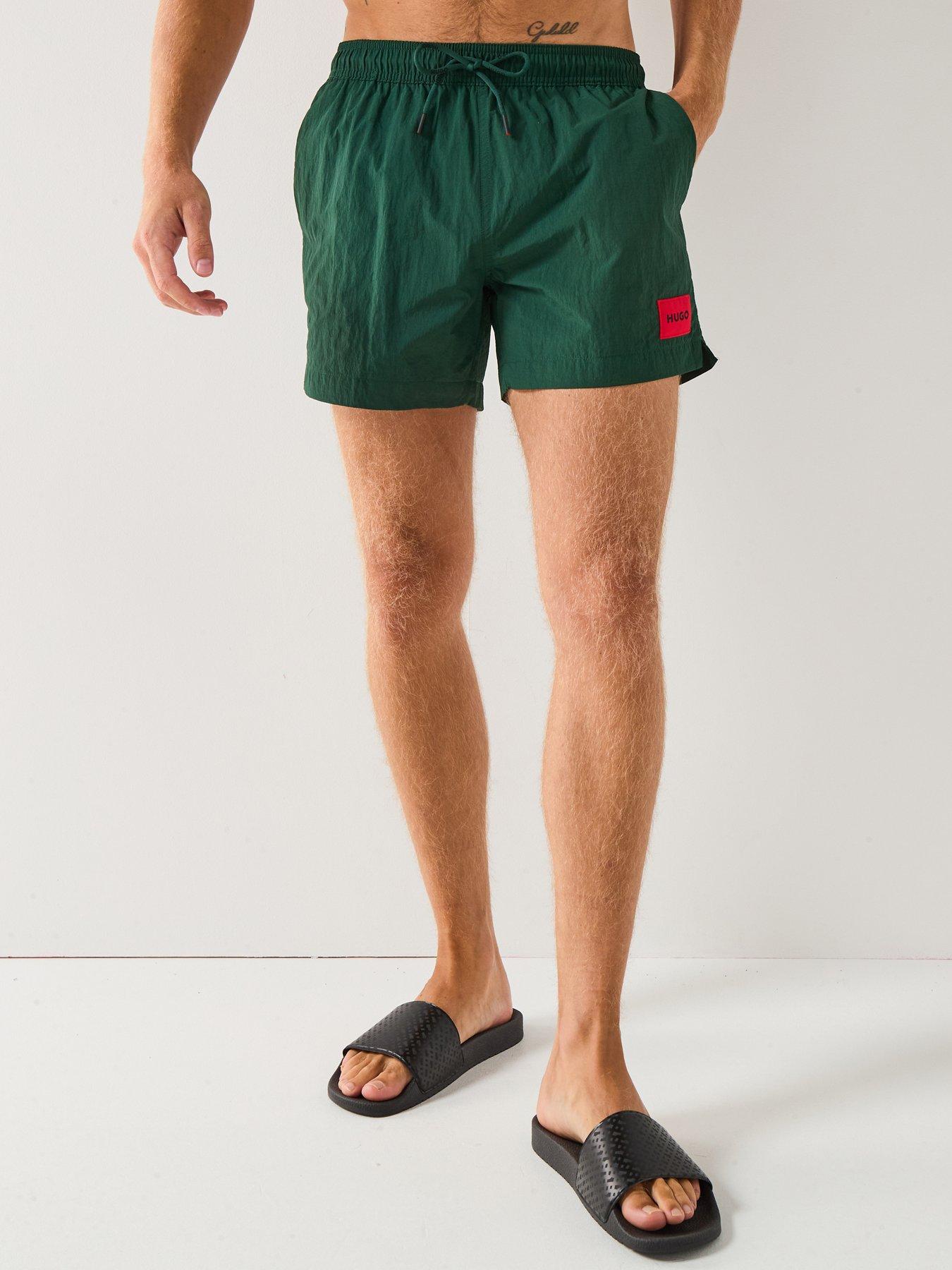undefined Hugo Dominica Swim Shorts - Dark Green