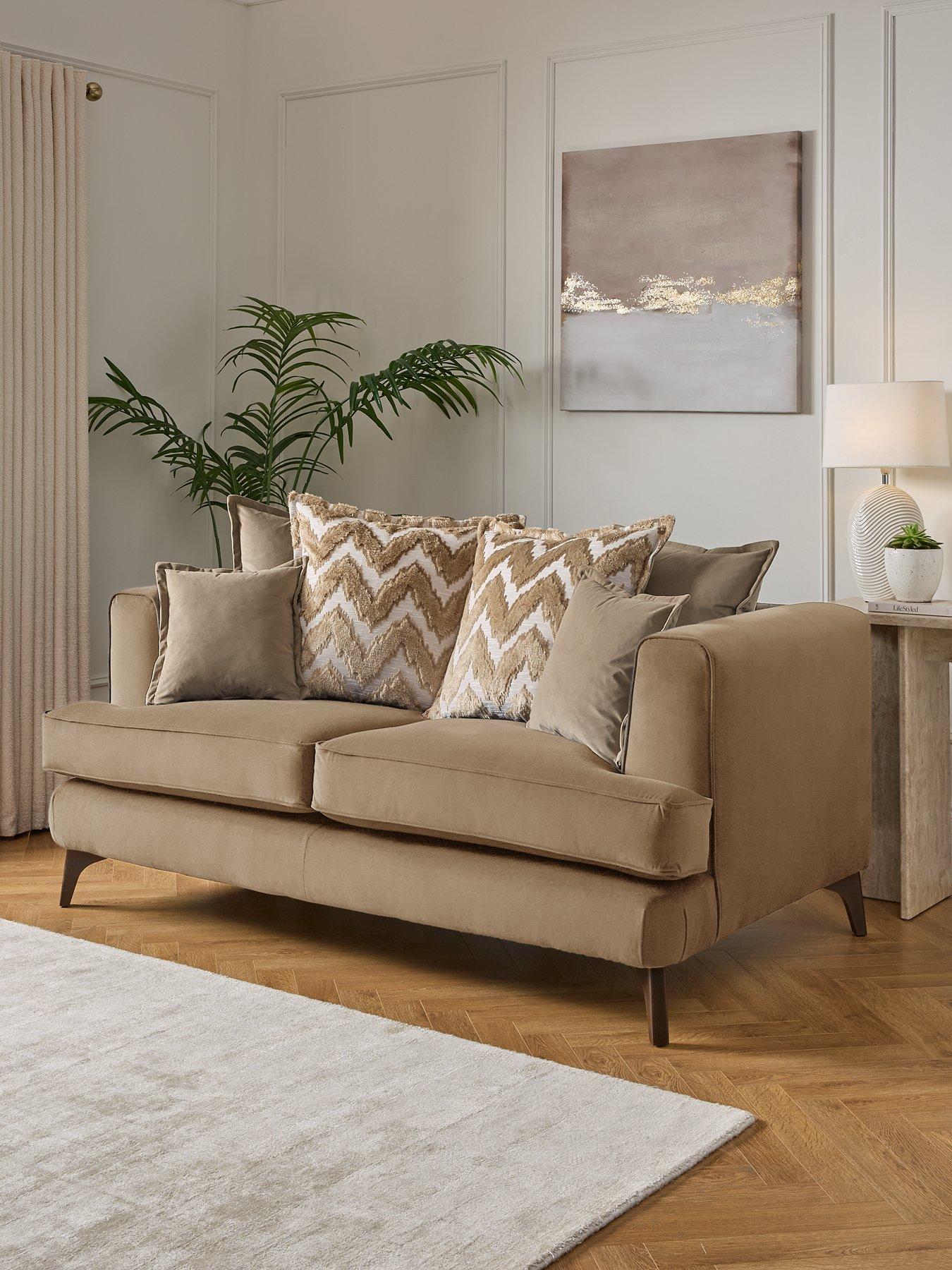 The Very Collection: Mayfair 2 Seater Scatter Back Fabric Sofa - Made to Order in the UK - FSC&reg; Certified