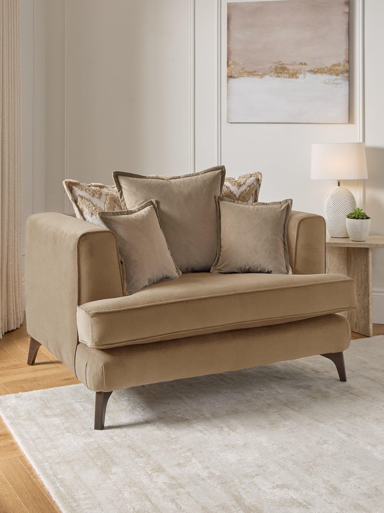 Very Home Mayfair Fabric Love Chair - Made to Order in the UK