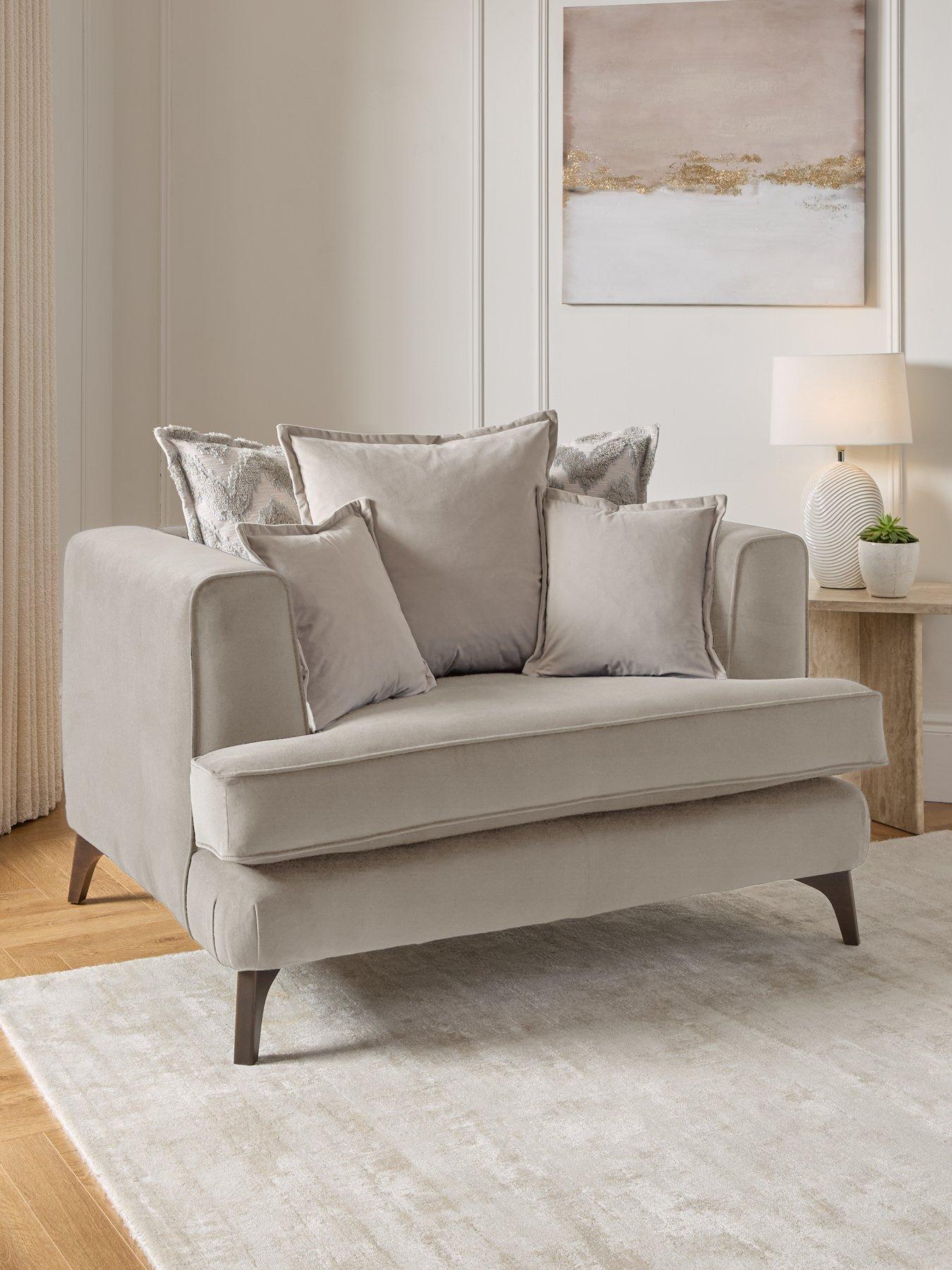 Very Home Mayfair Fabric Love Chair - Made to Order in the UK