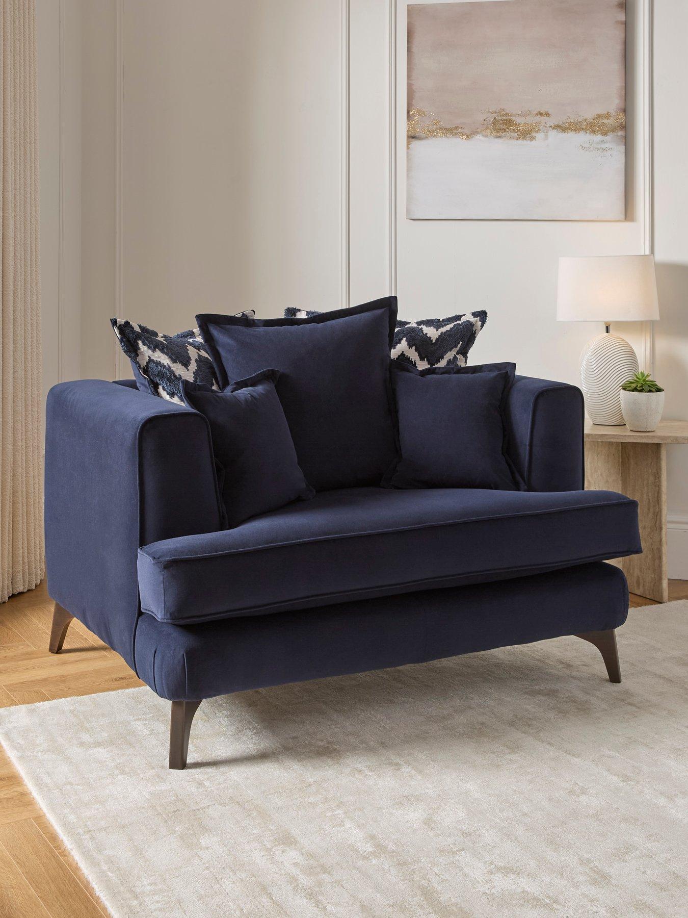 undefined Mayfair Fabric Love Chair - Made to Order in the UK
