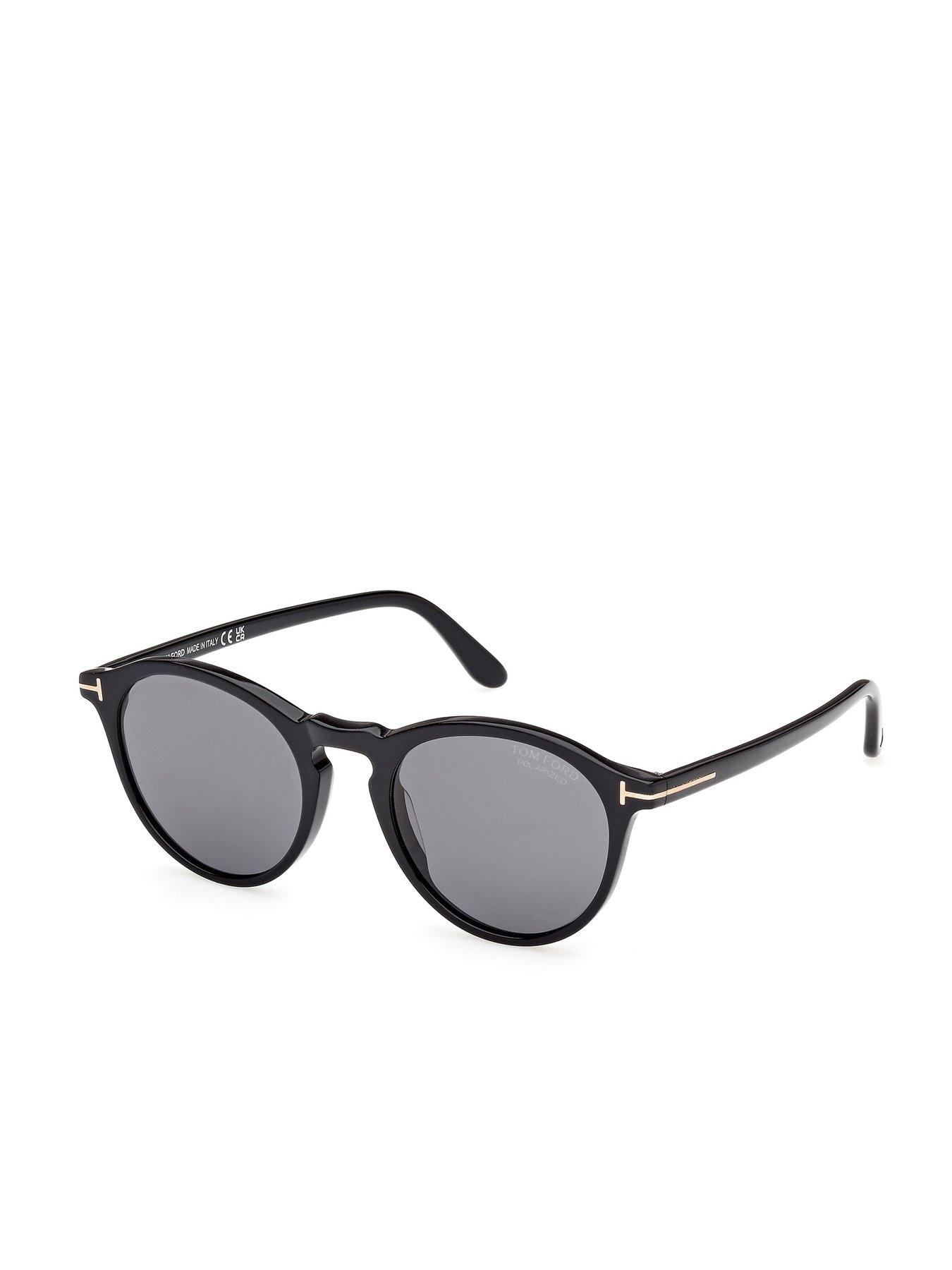 undefined Aurele Round Sunglasses - Black