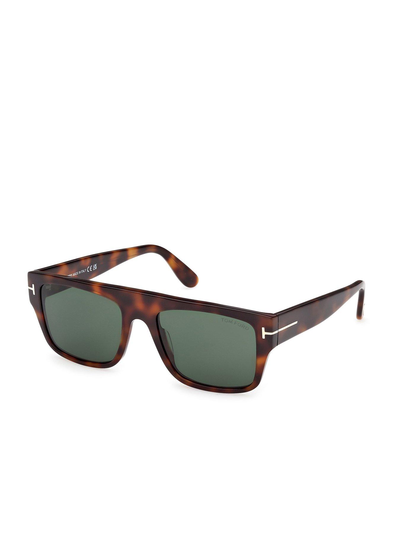 undefined Dunning-02 Rectangular Sunglasses - Brown