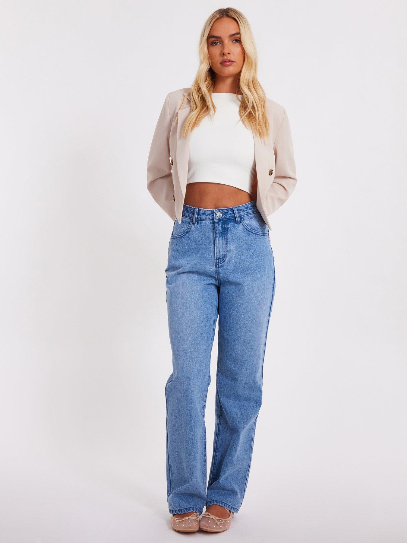 undefined Denim Ruffle Heart Jeans