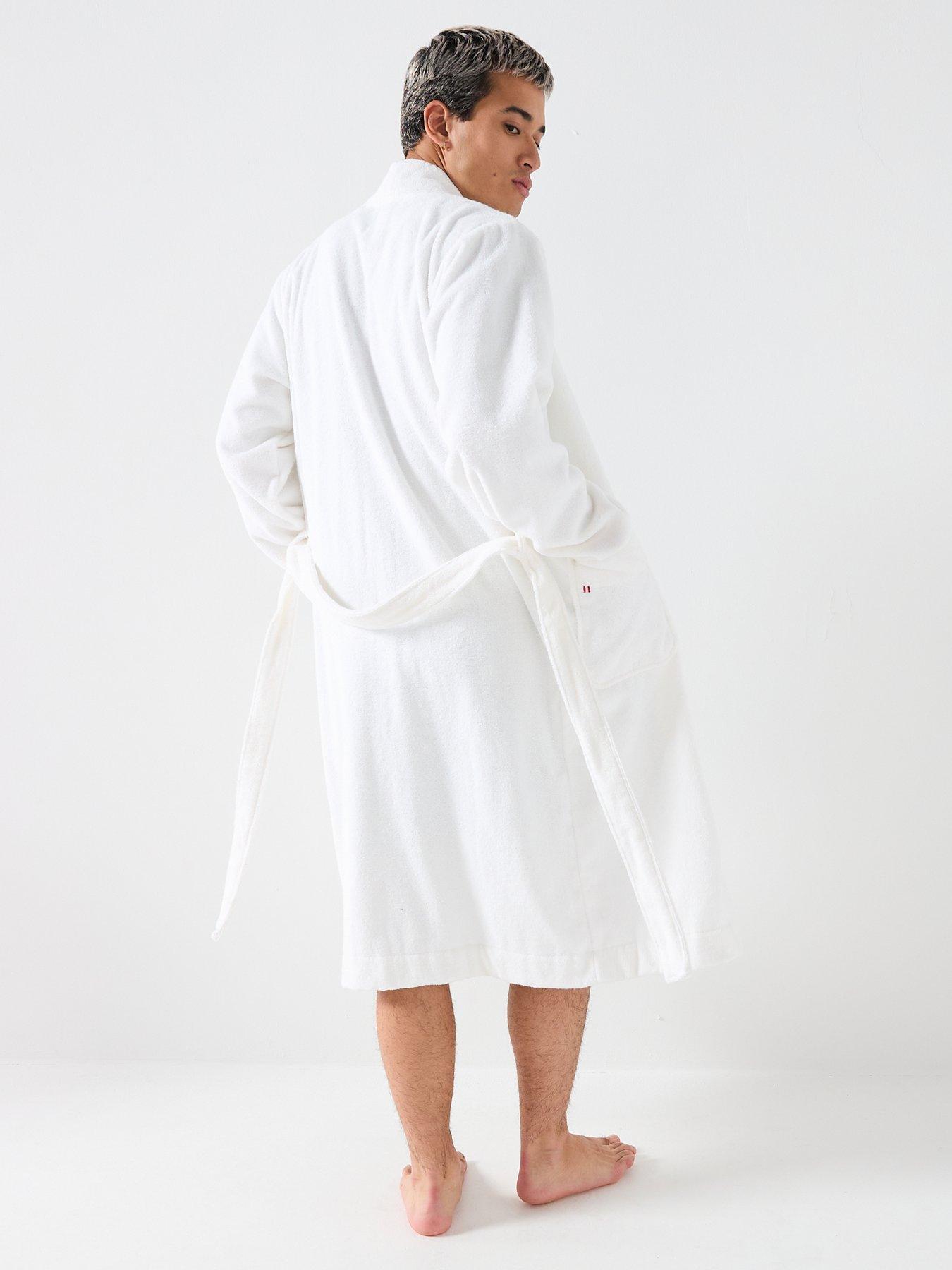 Image 2 of 5 of HUGO Terry Robe - White