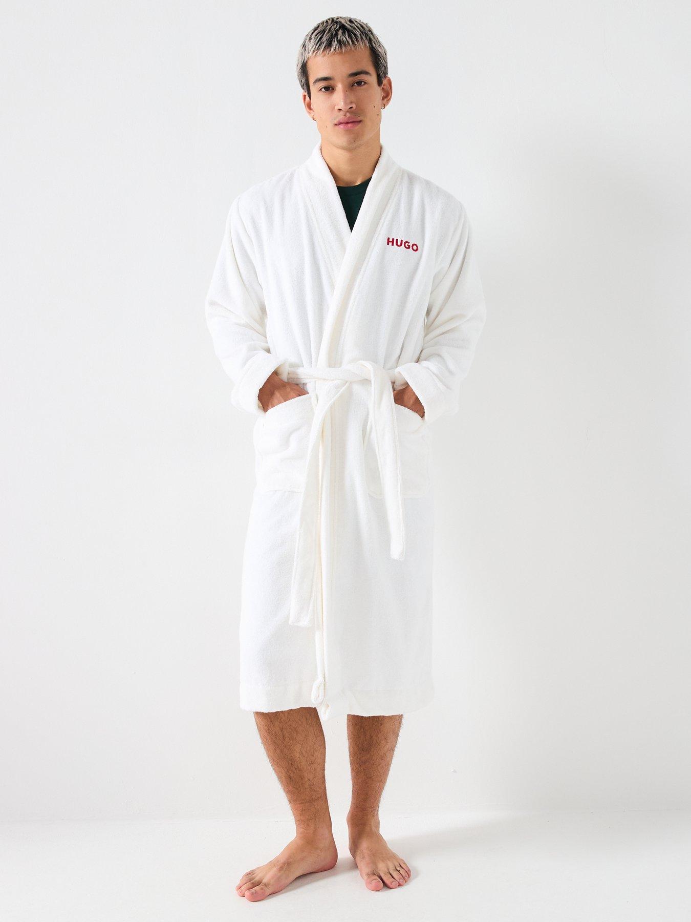 Image 3 of 5 of HUGO Terry Robe - White