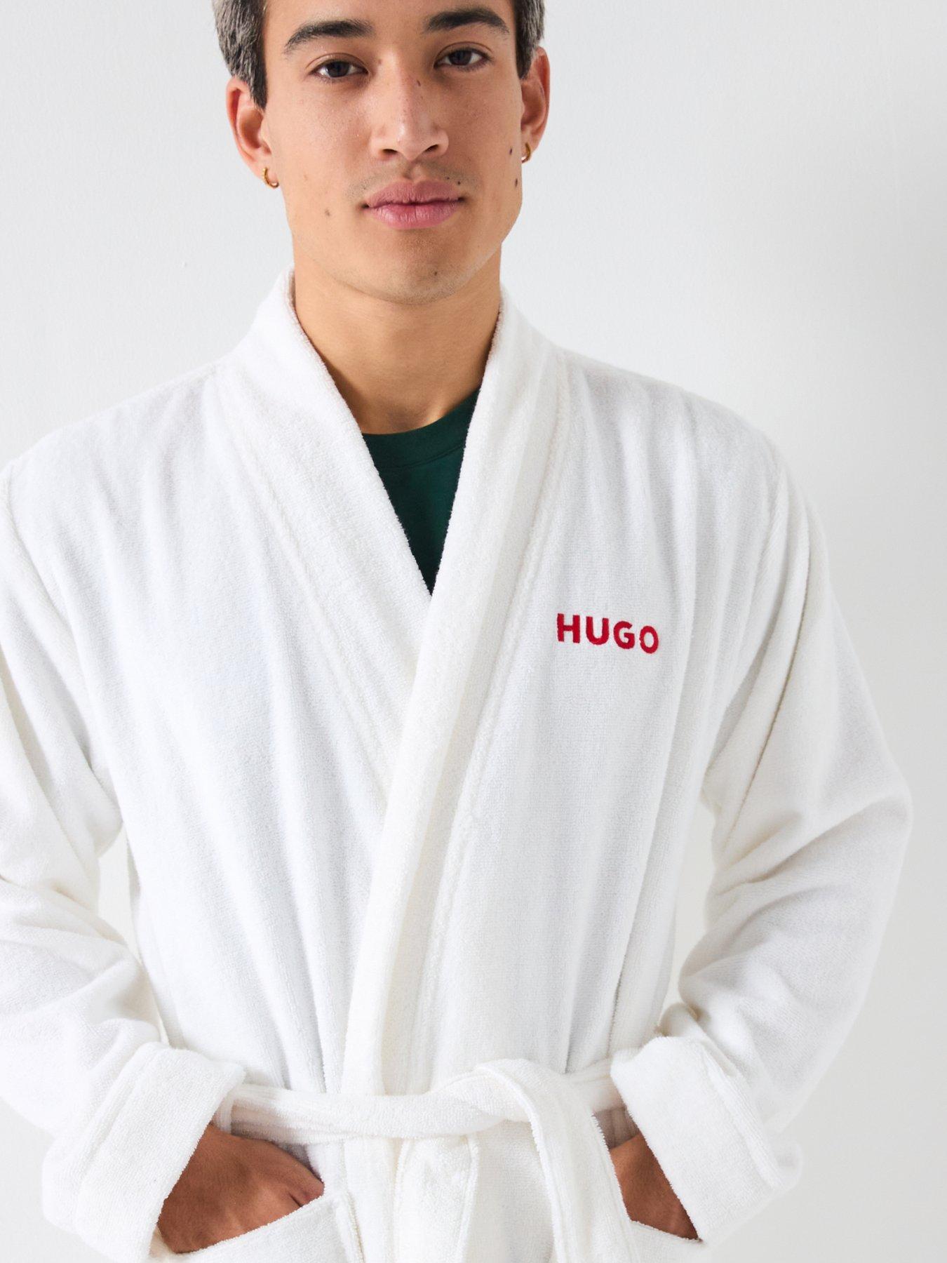 Image 4 of 5 of HUGO Terry Robe - White
