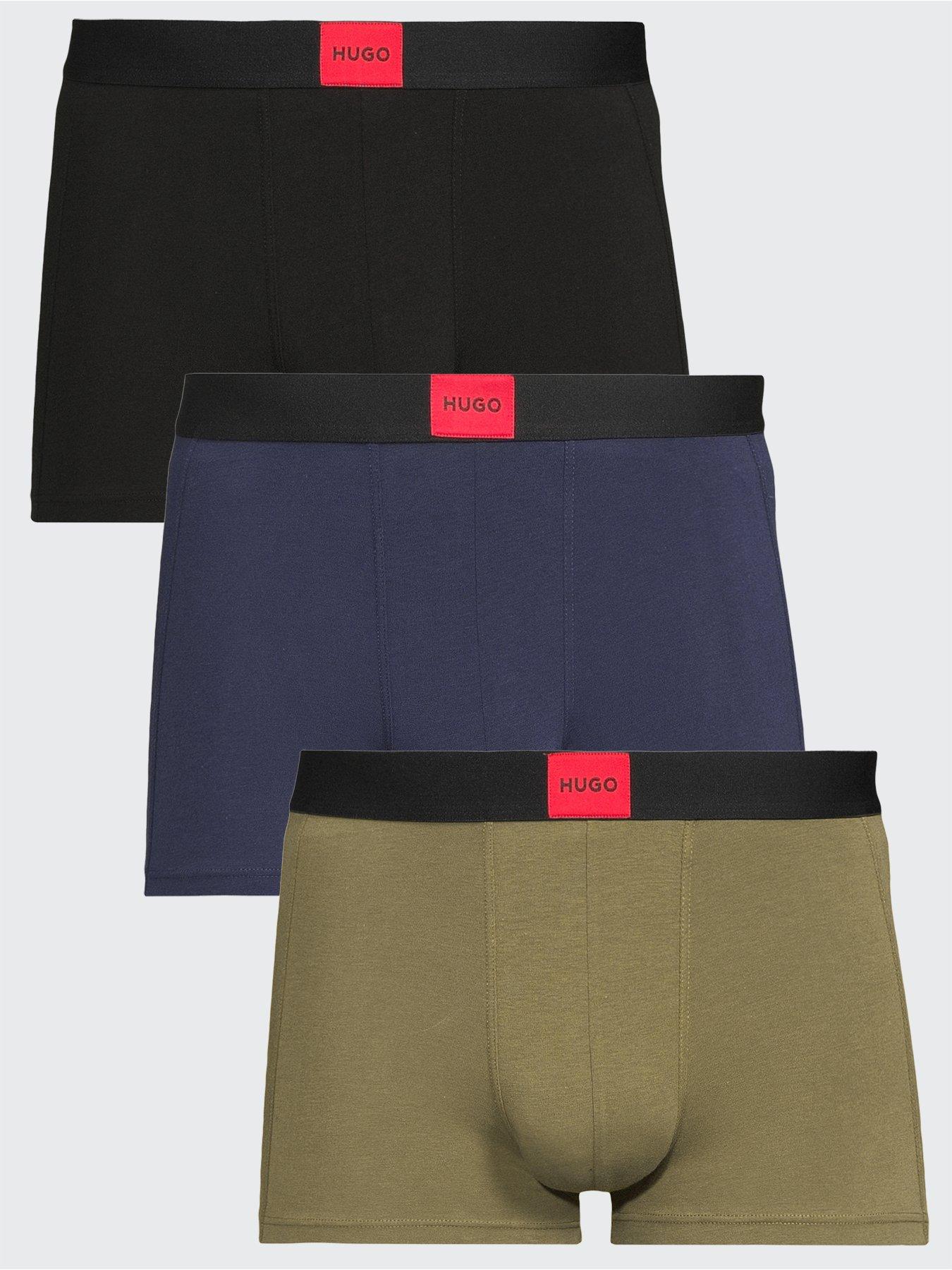 HUGO Bodywear 3 Pack Triplet Galaxy Trunks - Multi