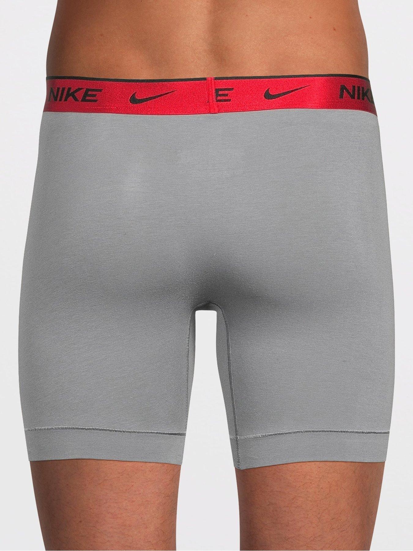 Image 3 of 3 of Nike Everyday Cotton Stretch 3 Pack Boxer Briefs - Assorted