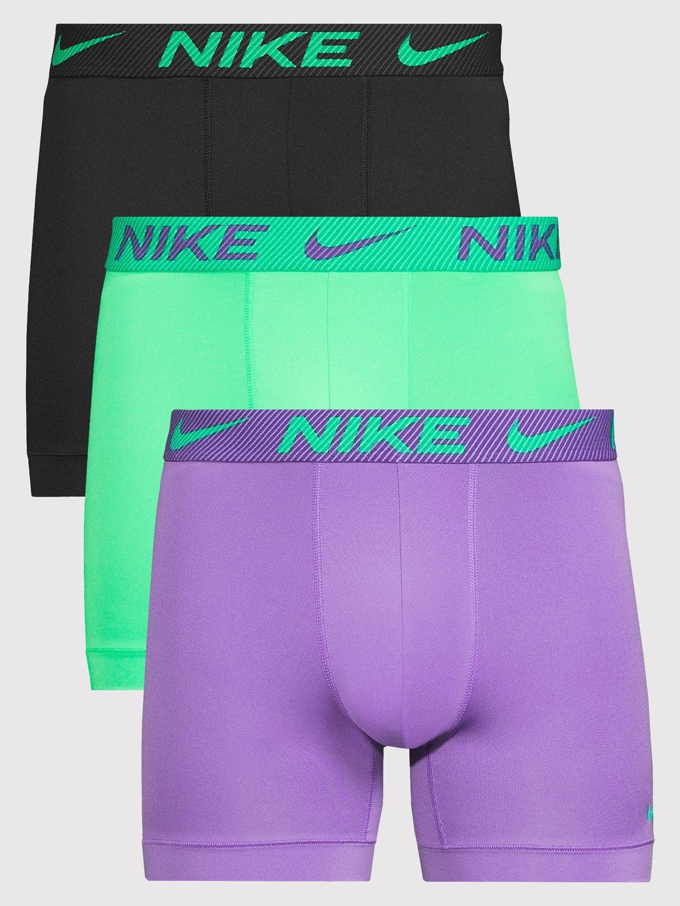 Image 1 of 3 of Nike Essential Micro 3 Pack Boxer Briefs - Assorted