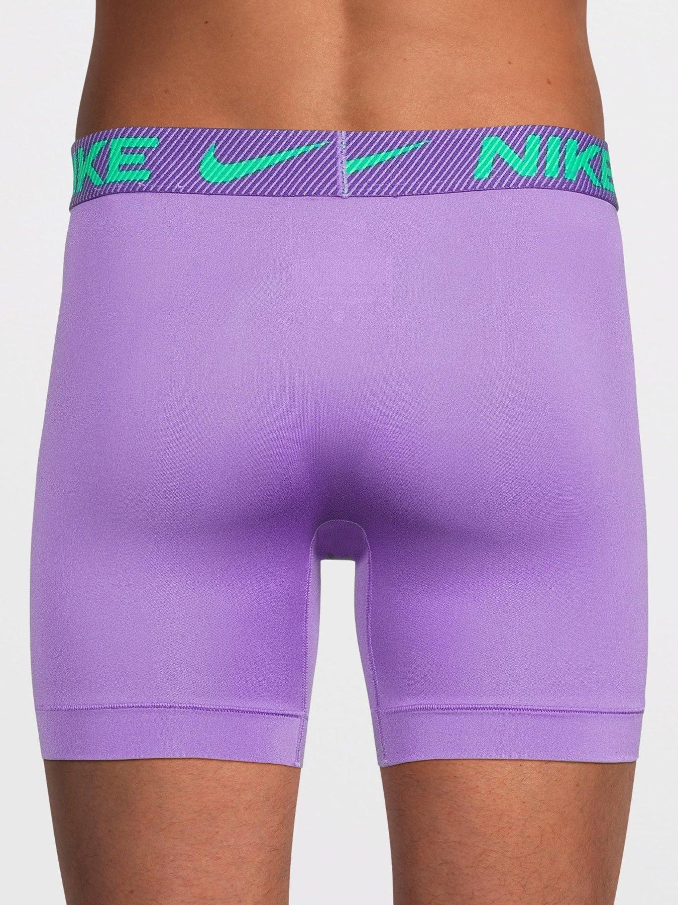 Image 3 of 3 of Nike Essential Micro 3 Pack Boxer Briefs - Assorted