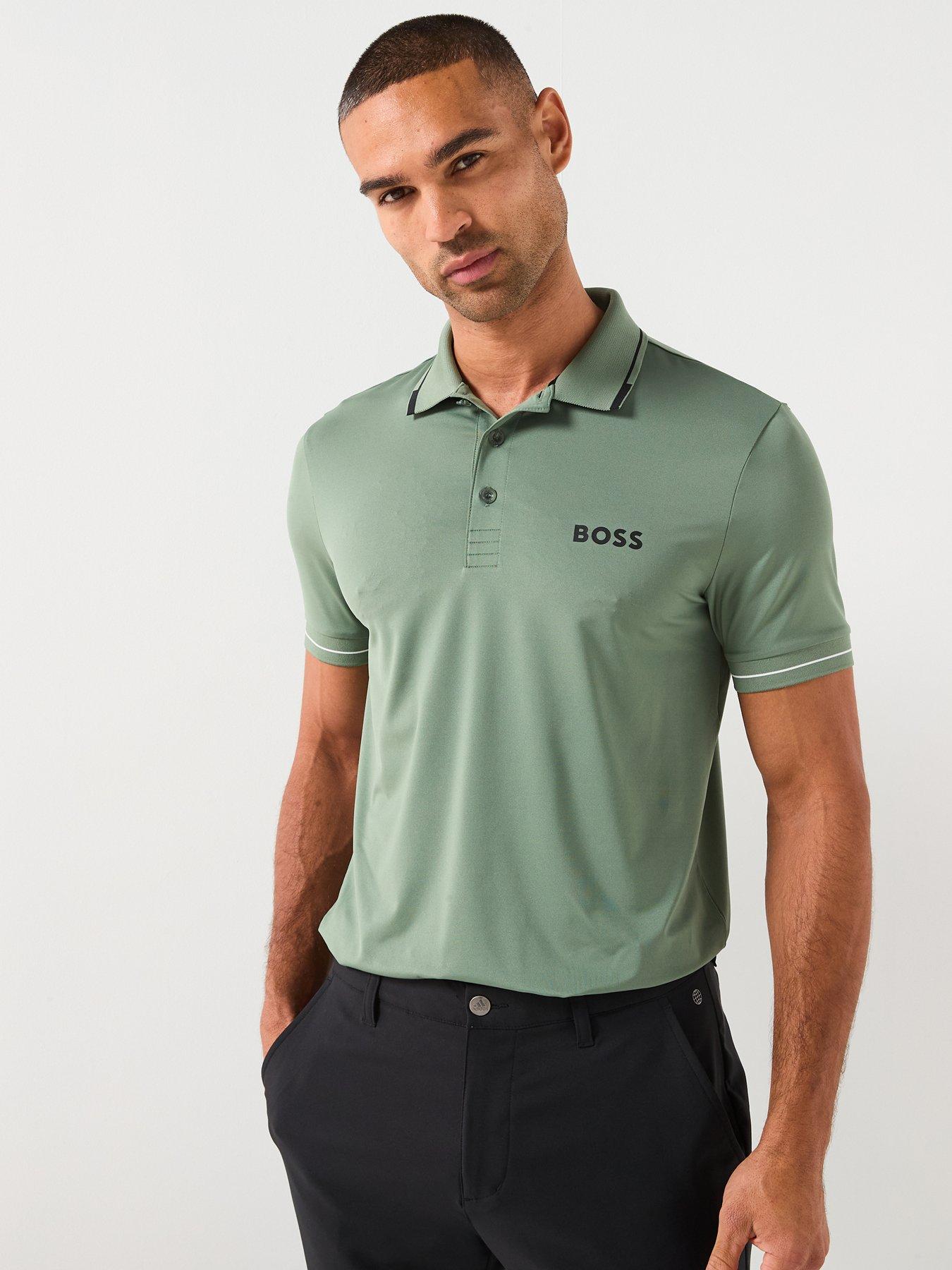 BOSS Mens Golf Paul Pro, Green, Size 2Xl, Men