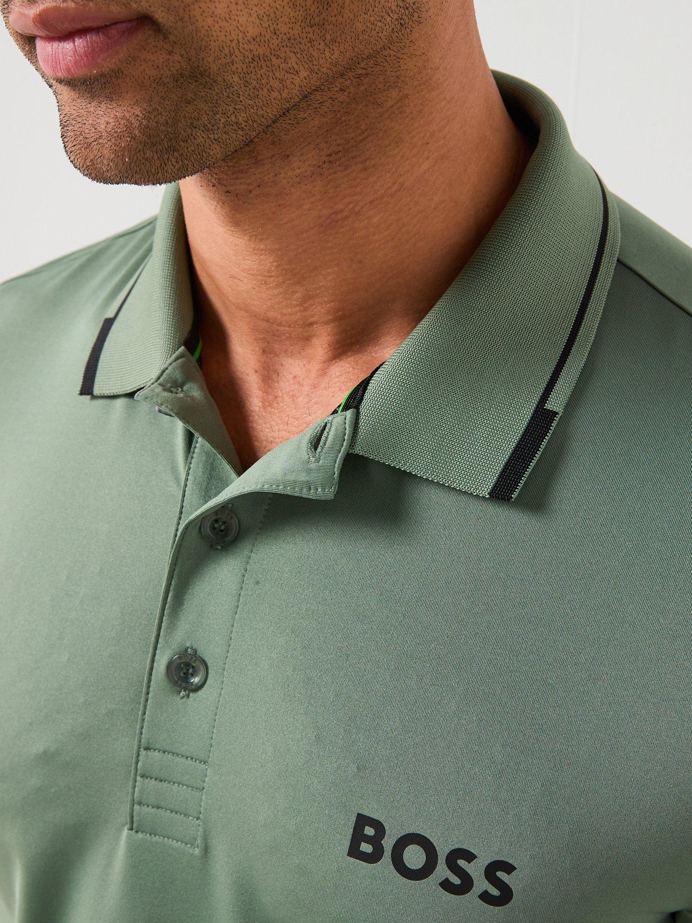 Image 4 of 6 of BOSS Mens Golf Paul Pro - Green
