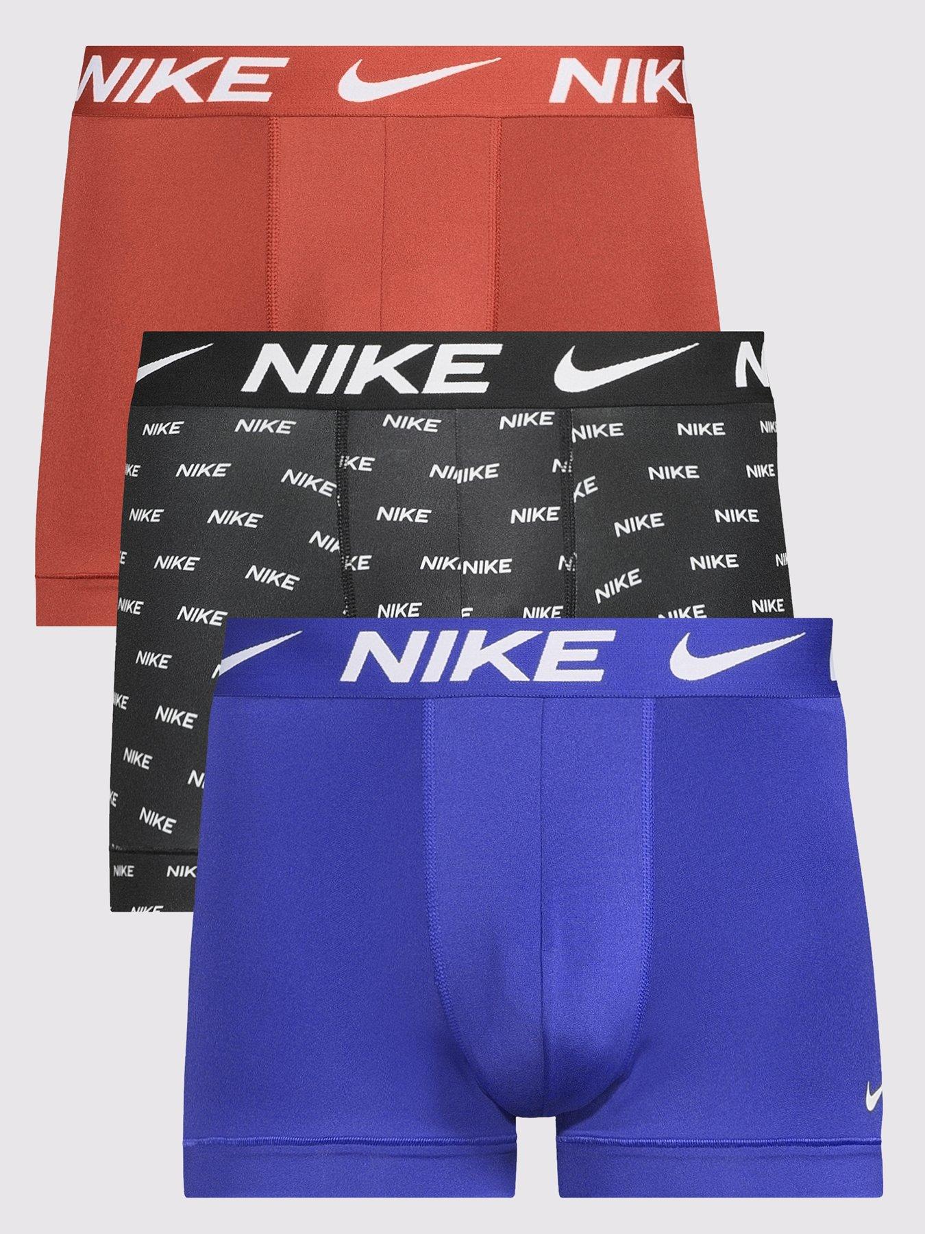Nike Essential Micro 3 Pack Trunks - Assorted