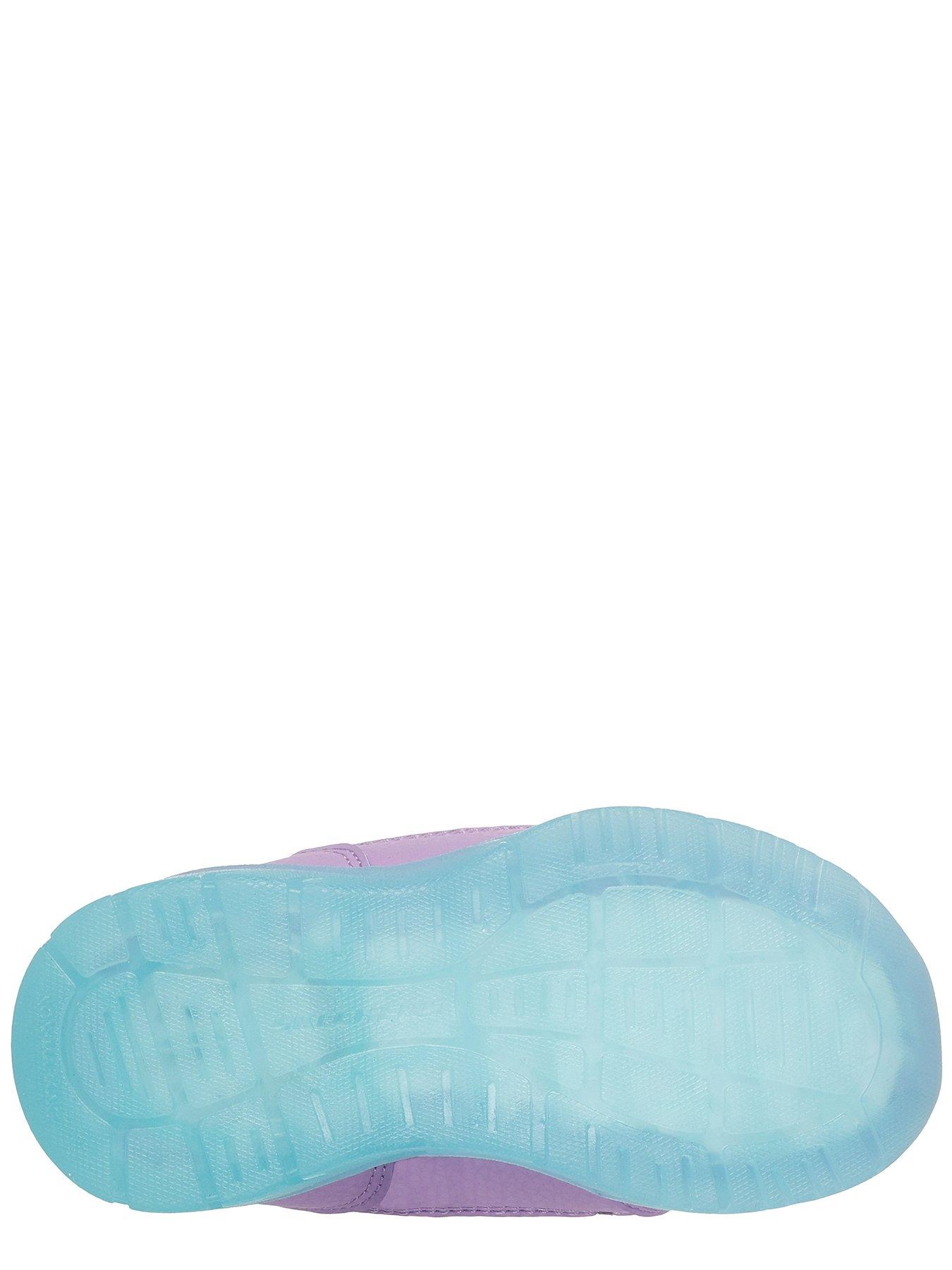 Image 4 of 5 of Skechers Lighted Water Repellent Double Strap with Chenille Lining - Purple