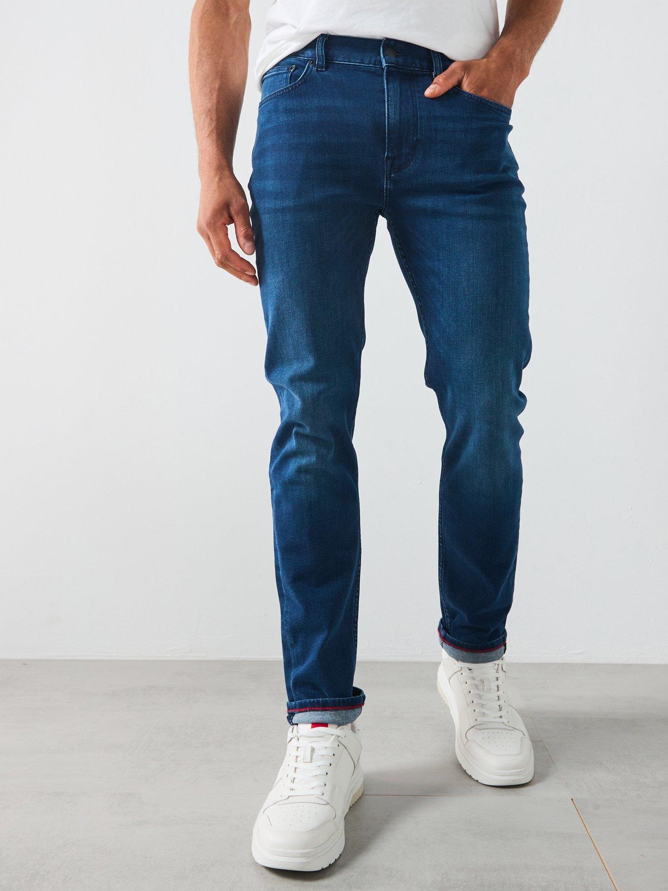 Tommy Hilfiger Core Bleecker Slim Fit Jeans Deep Blue, Dark Blue, Size 30, Length Regular, Men