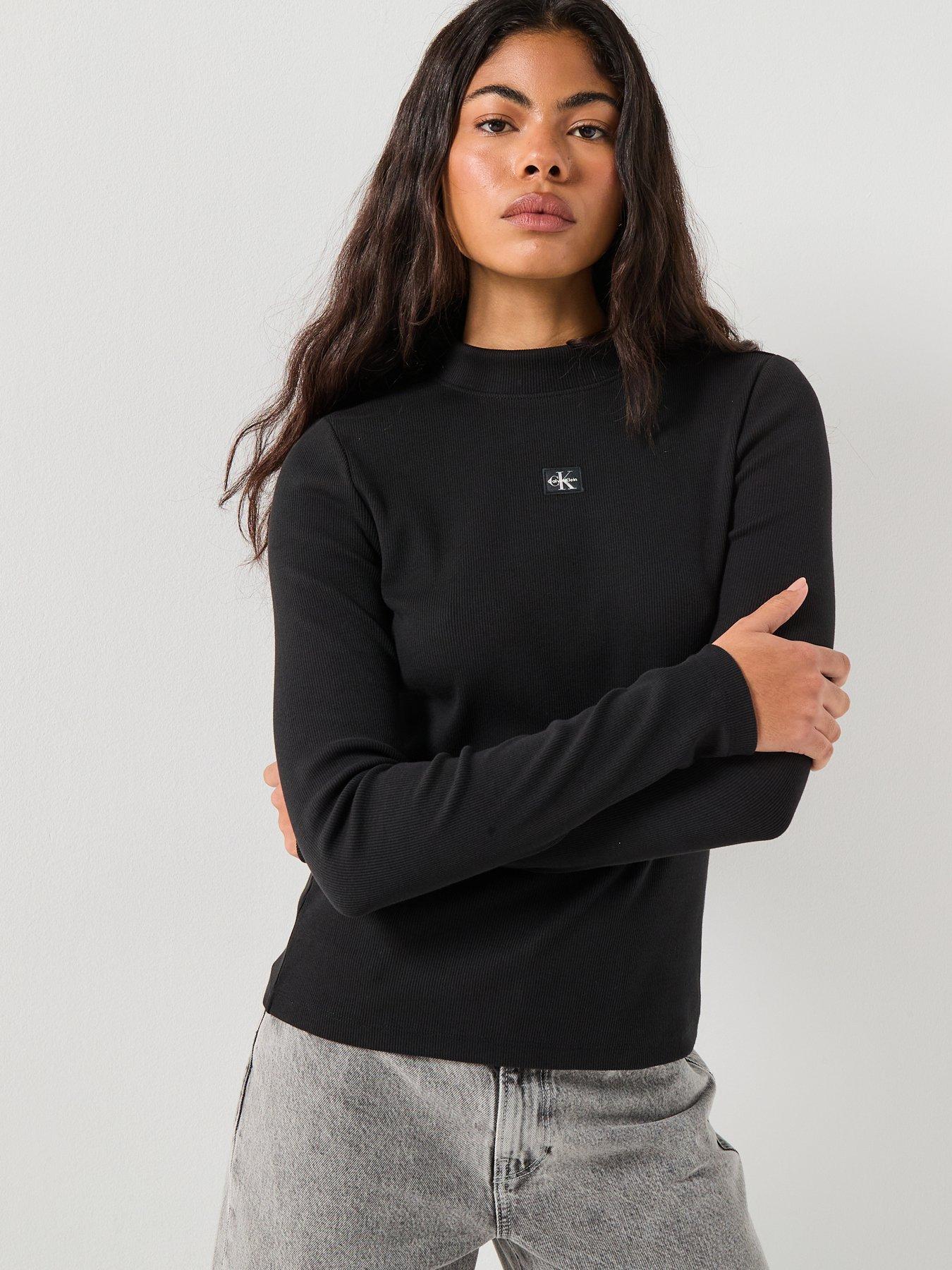 Calvin Klein Jeans Turtleneck Jumper - Black