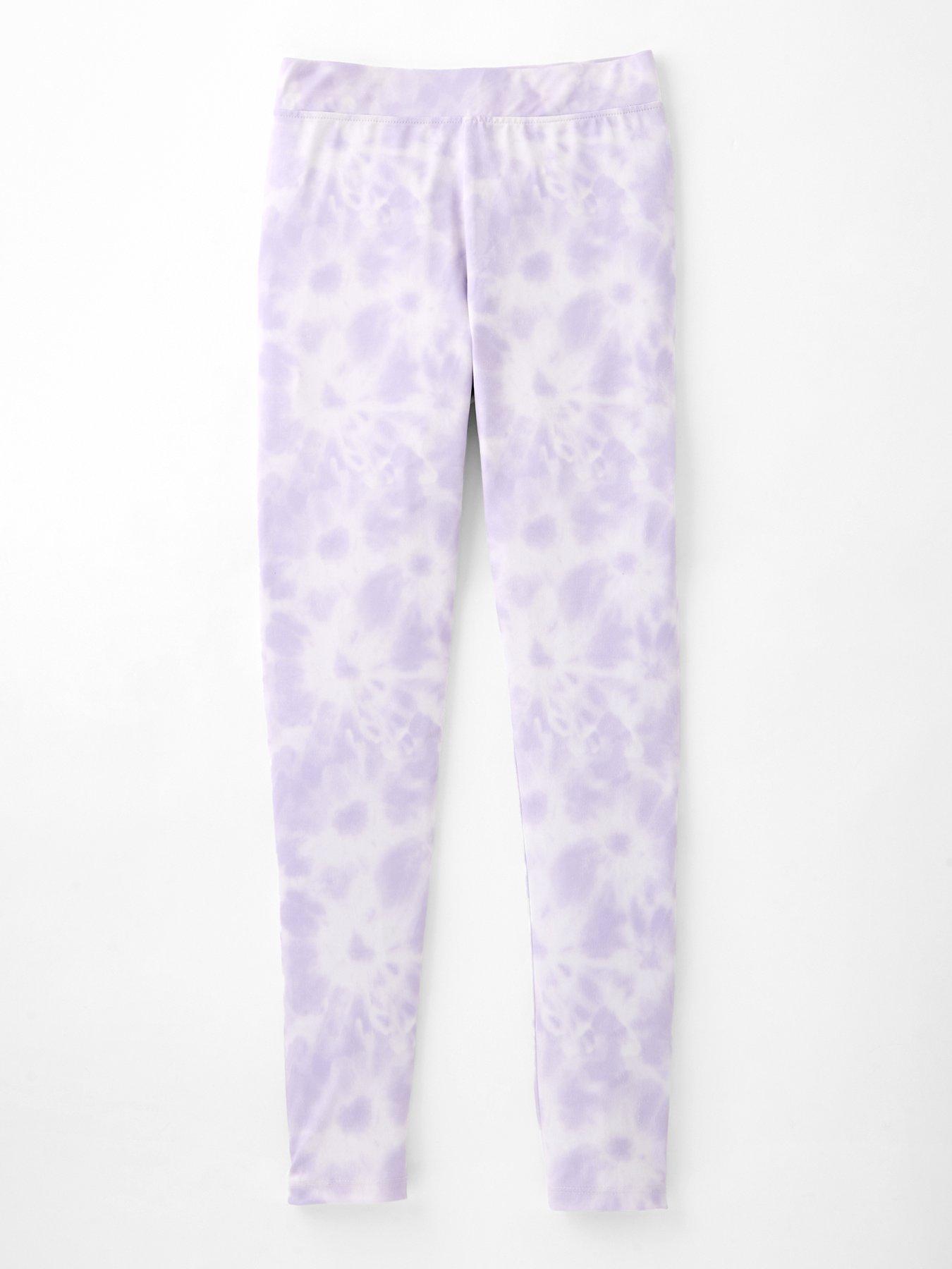 V by Very Girls Tie Dye Printed Leggings - Print