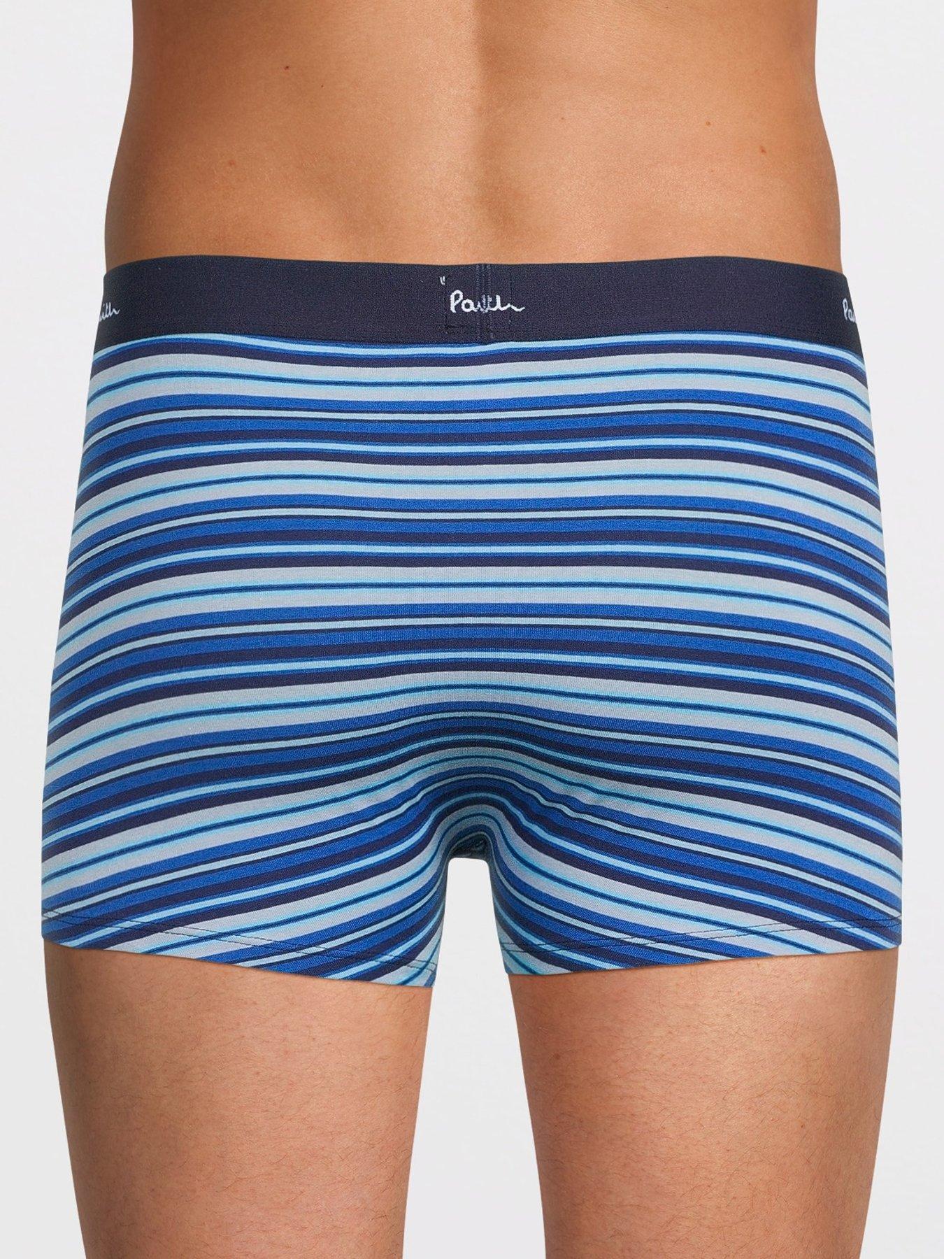 Image 3 of 3 of PS PAUL SMITH 5 Pack Stripe Trunks - Blue