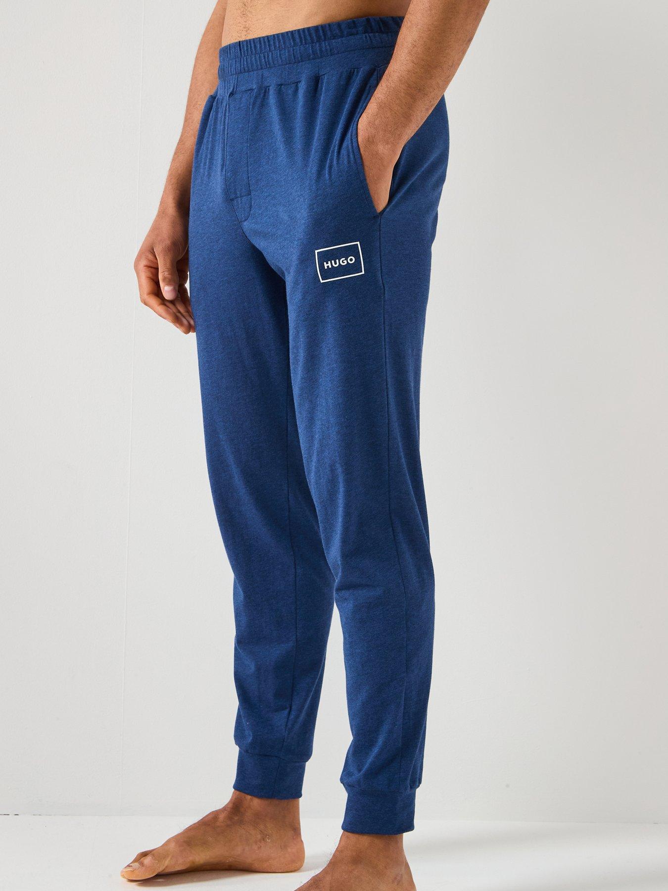 HUGO Laze Loungewear Cuff Pants - Navy