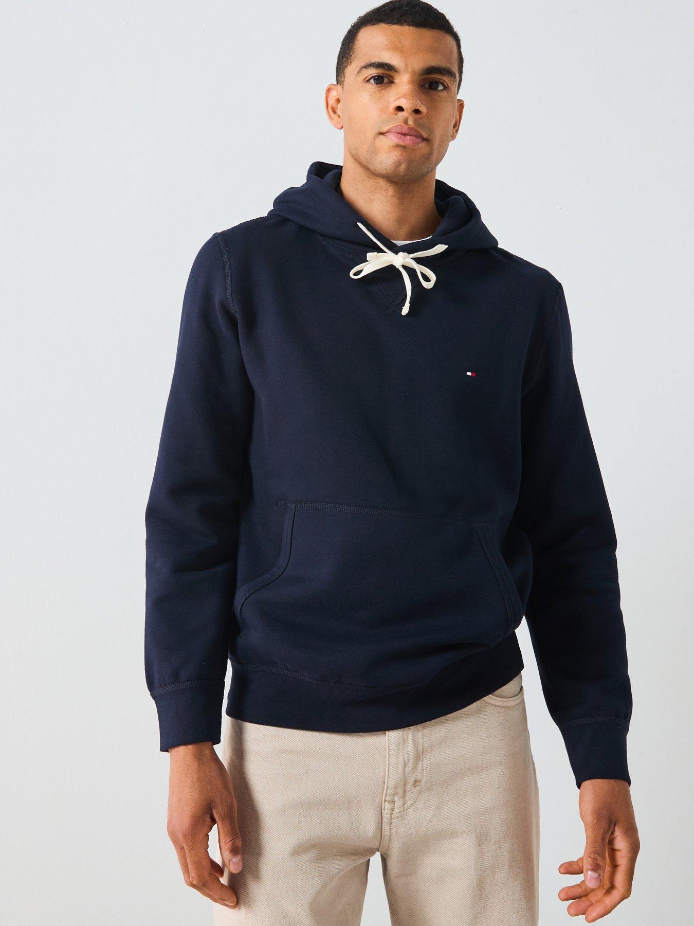 Tommy Hilfiger Essential Fleece Hoodie, Navy, Size 2Xl, Men