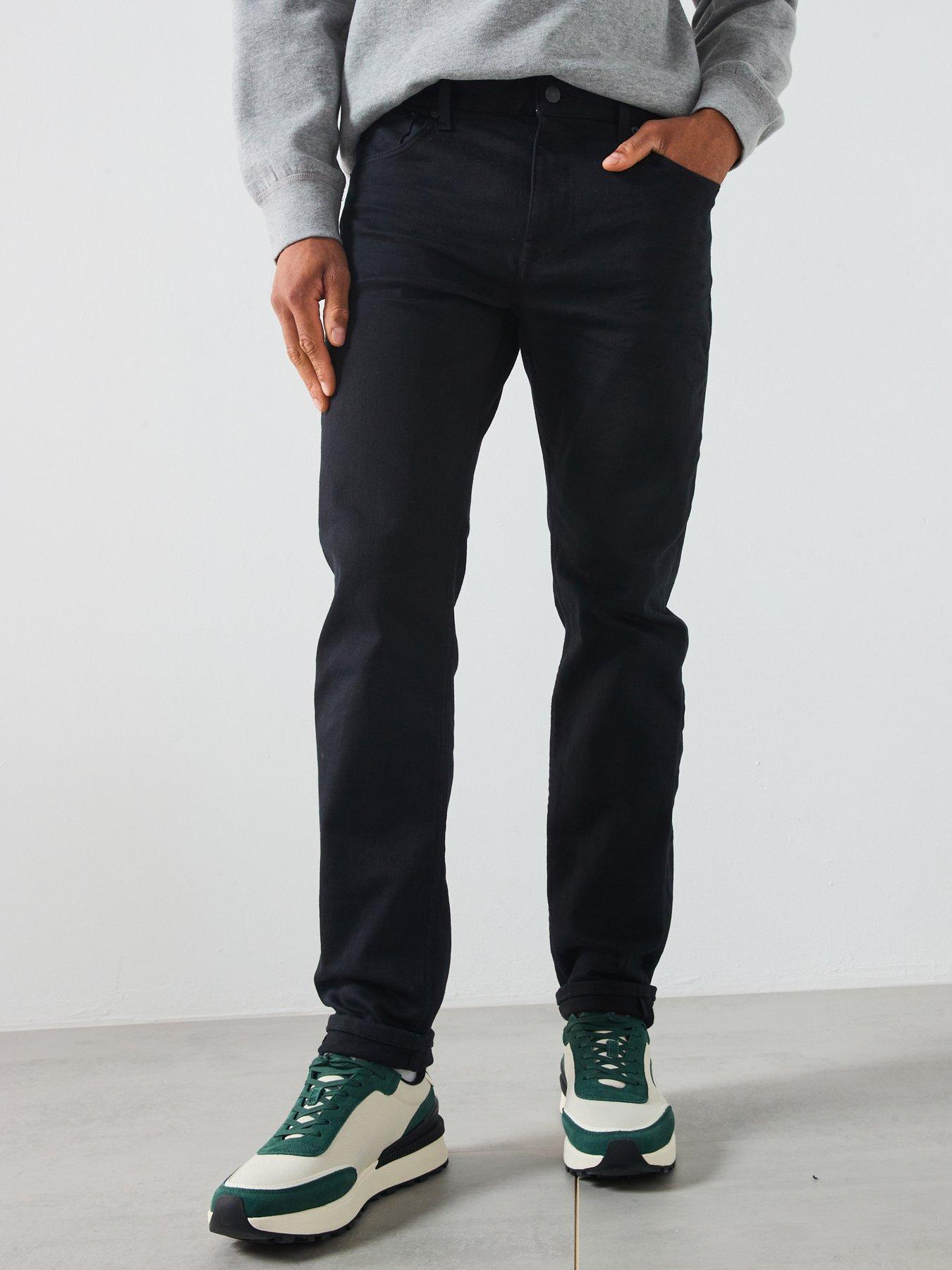 Tommy Hilfiger Harlem Stretch Regular Tapered Jeans - Black
