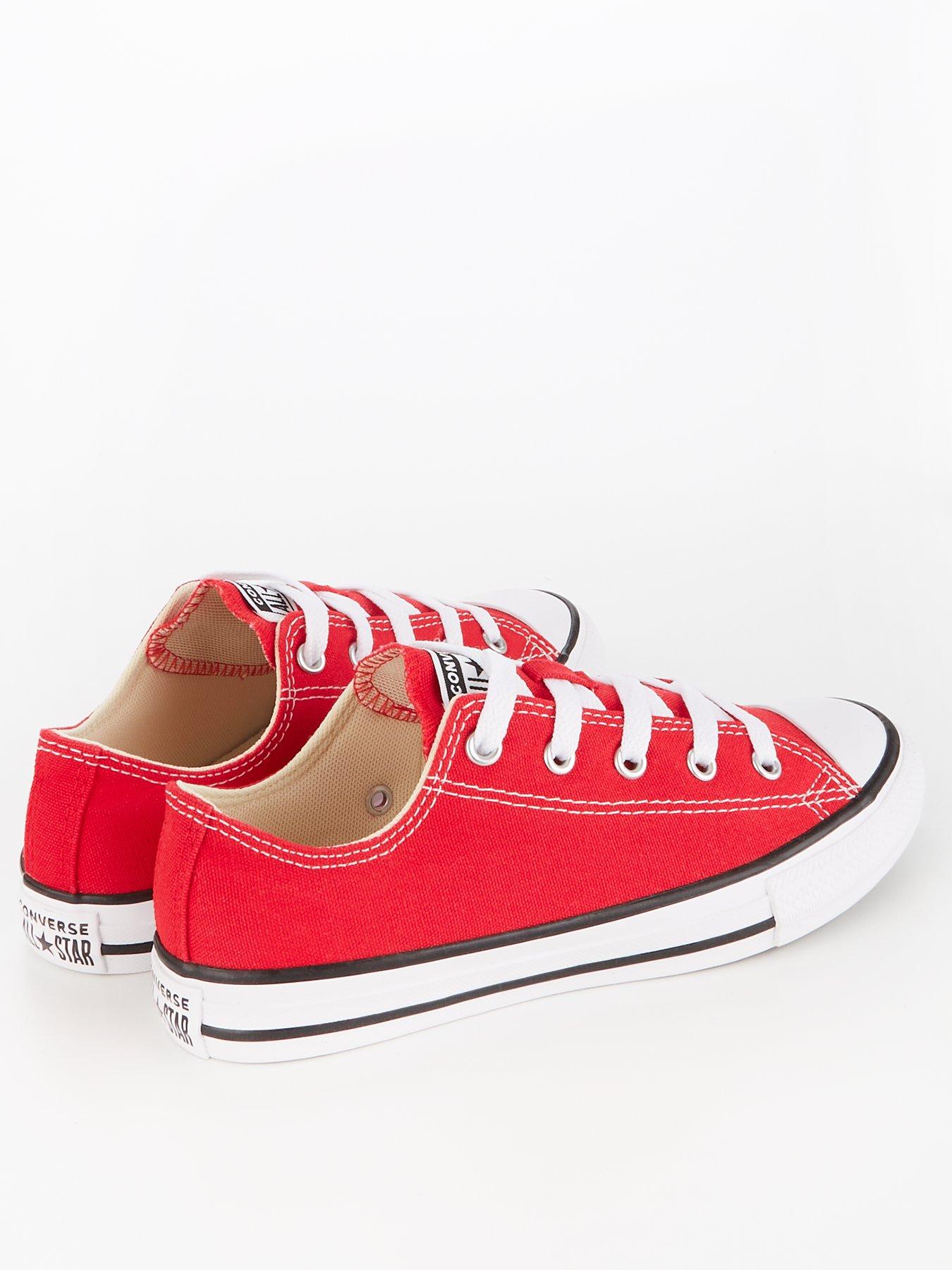 Converse all outlet star basse rouge