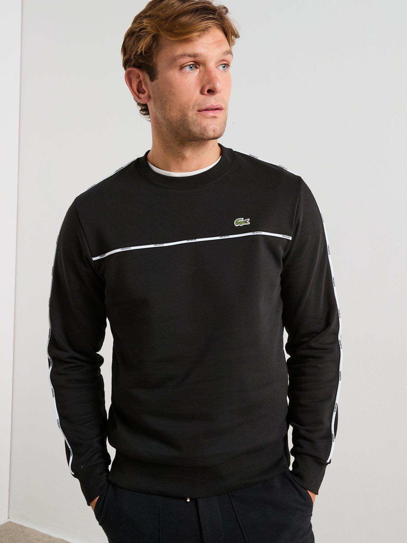 lacoste-classic-fit-trim-sweatshirtnbsp--black