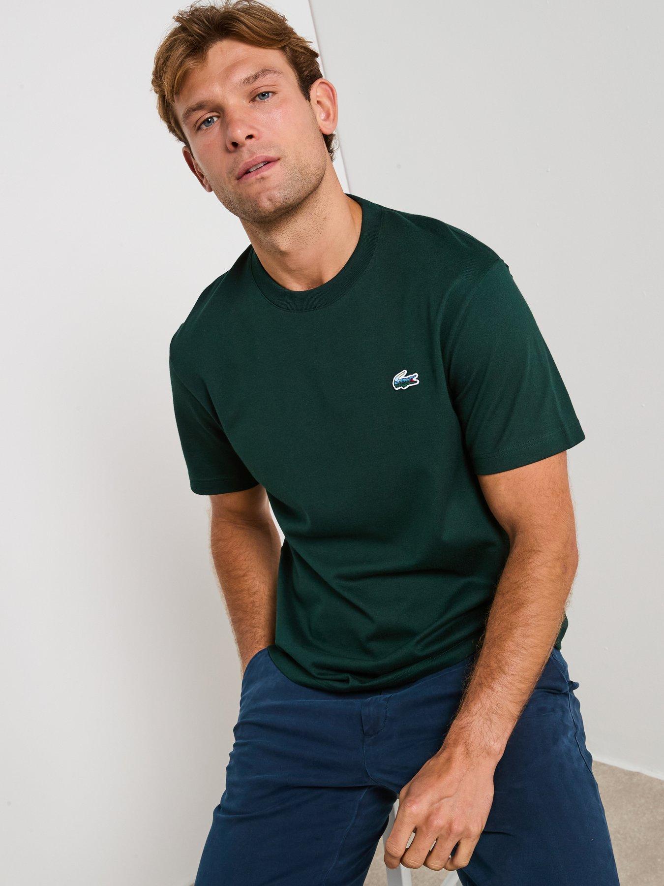 Image 5 of 6 of Lacoste Landscape Crocodile T-shirt - Green