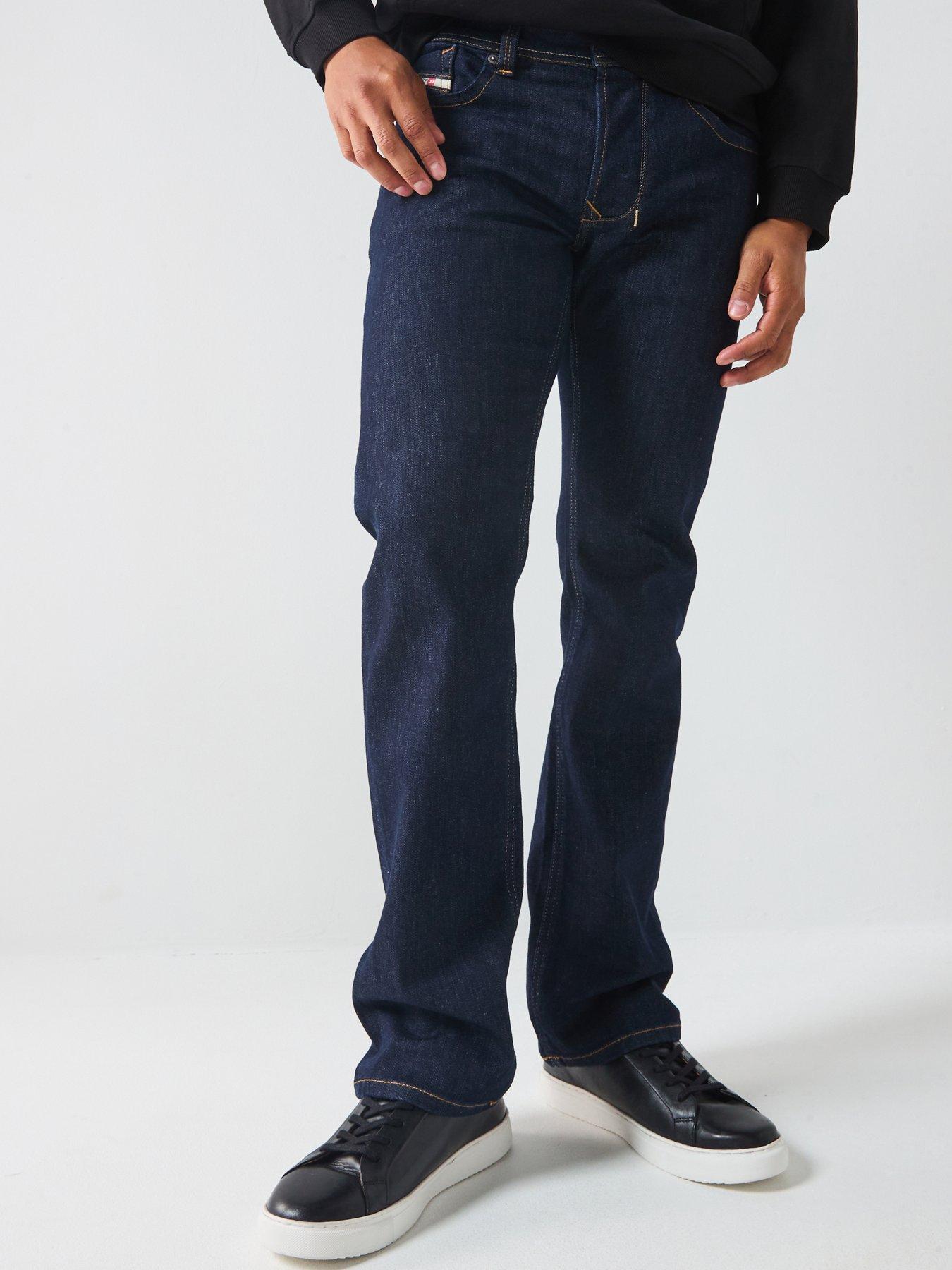 Diesel Larkee Straight Fit Jeans - Dark Blue