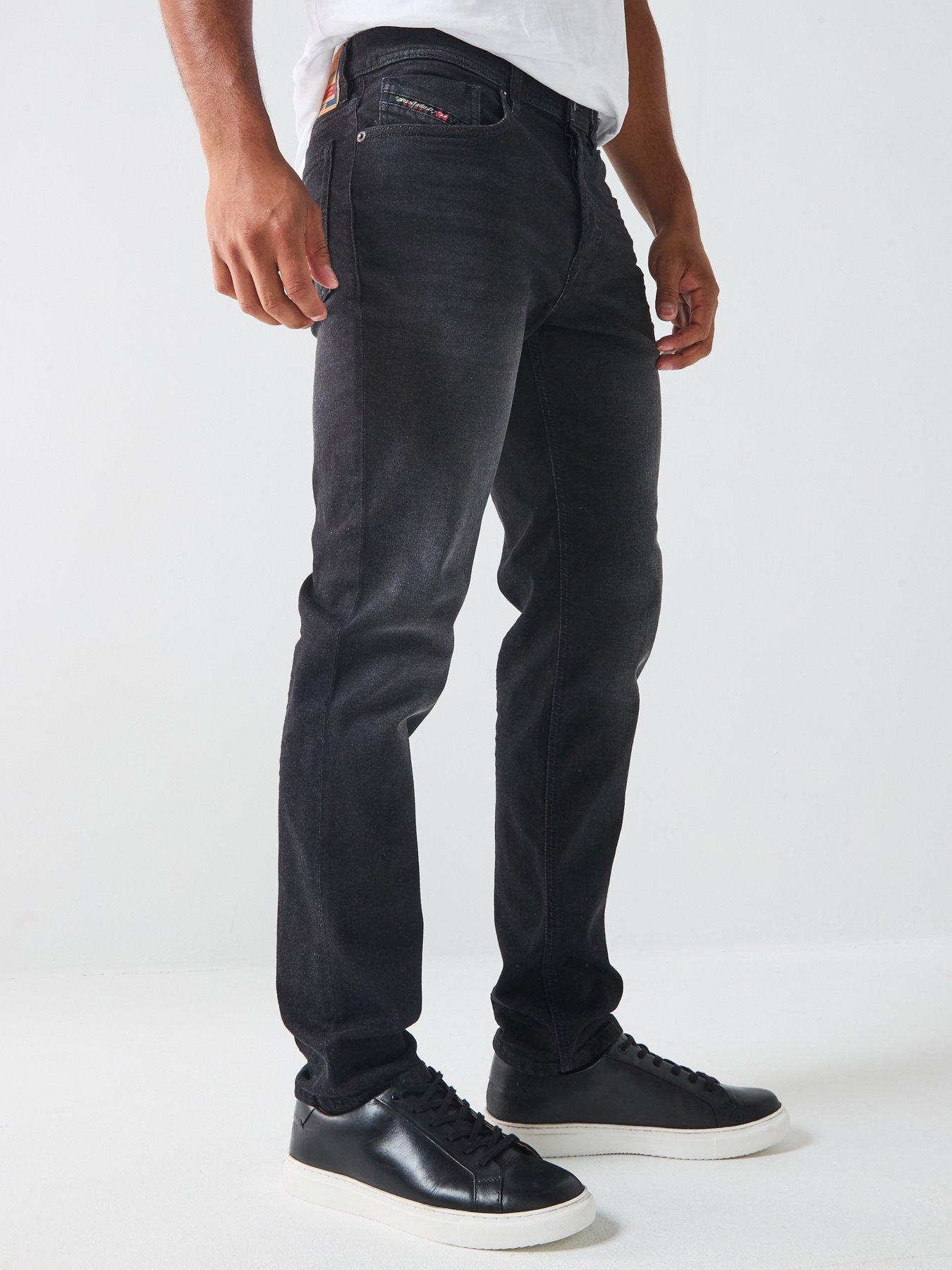 Diesel: D-Finitive Regular Fit Jeans - Black